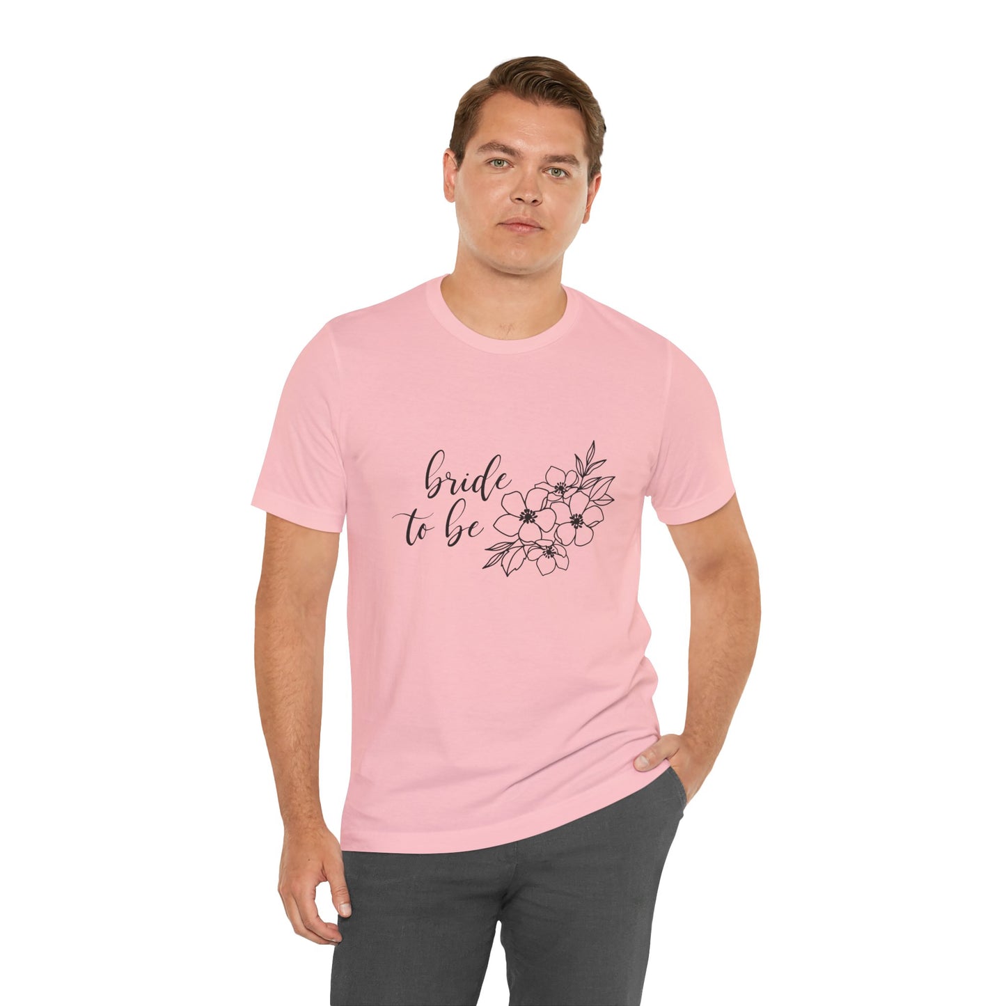 Bride to Be T-shirt, Wedding Shirt, Floral Shirt, Bride Tee, Bachelorette Shirt, Gift Shirt for Bride, Bridal Shower Shirt