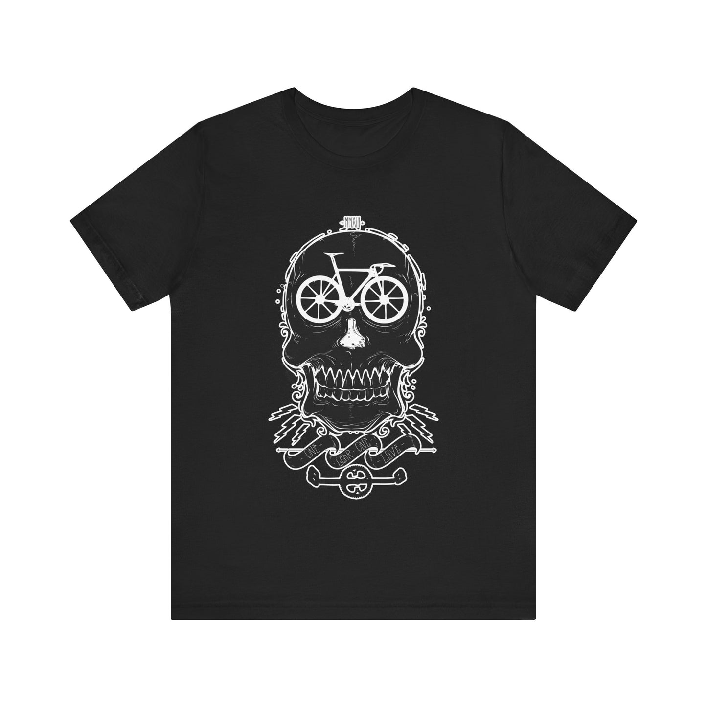 Bicycle Love T-shirt, Skull T-shirt, Shirt with Skull, Skull Head T-shirt, T-shirt with Bicycle, Horror Shirt, Humor T-Shirt