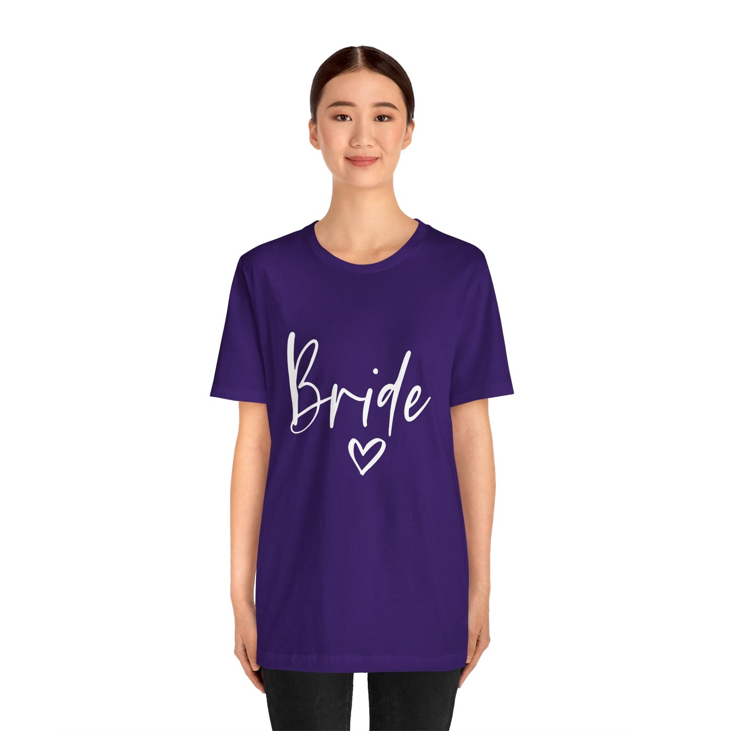 Bride T-shirt, Wedding Shirt, Bride Tee, Bridal Shower, Heart T-shirt, Bachelorette Party Shirt, Hen Night Top, Gift Shirt for Bride