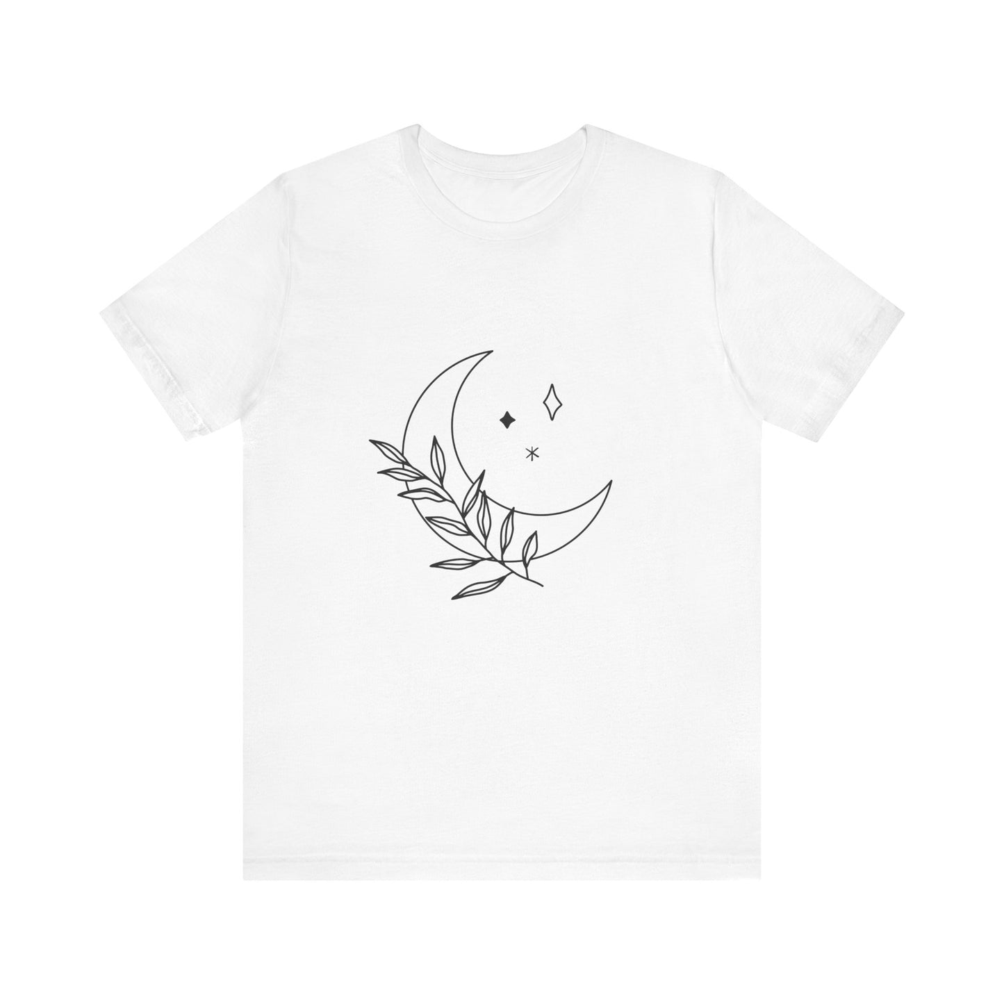 Moon Branch T-shirt, Mystical Shirt, Mystic Tee, Boho T-shirt, Bohemian T-shirt, Moon and Stars T-Shirt, Gift for Her