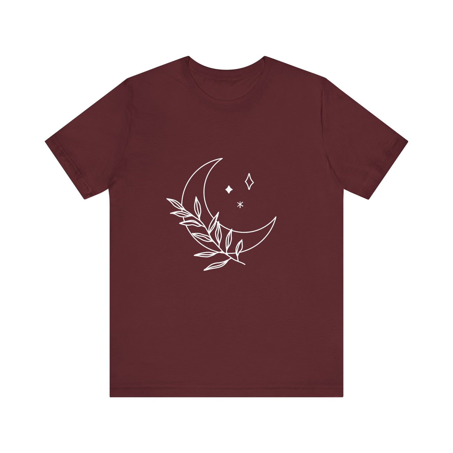 Moon Branch T-shirt, Mystical Shirt, Mystic Tee, Boho T-shirt, Bohemian T-shirt, Moon and Stars T-Shirt, Gift for Her