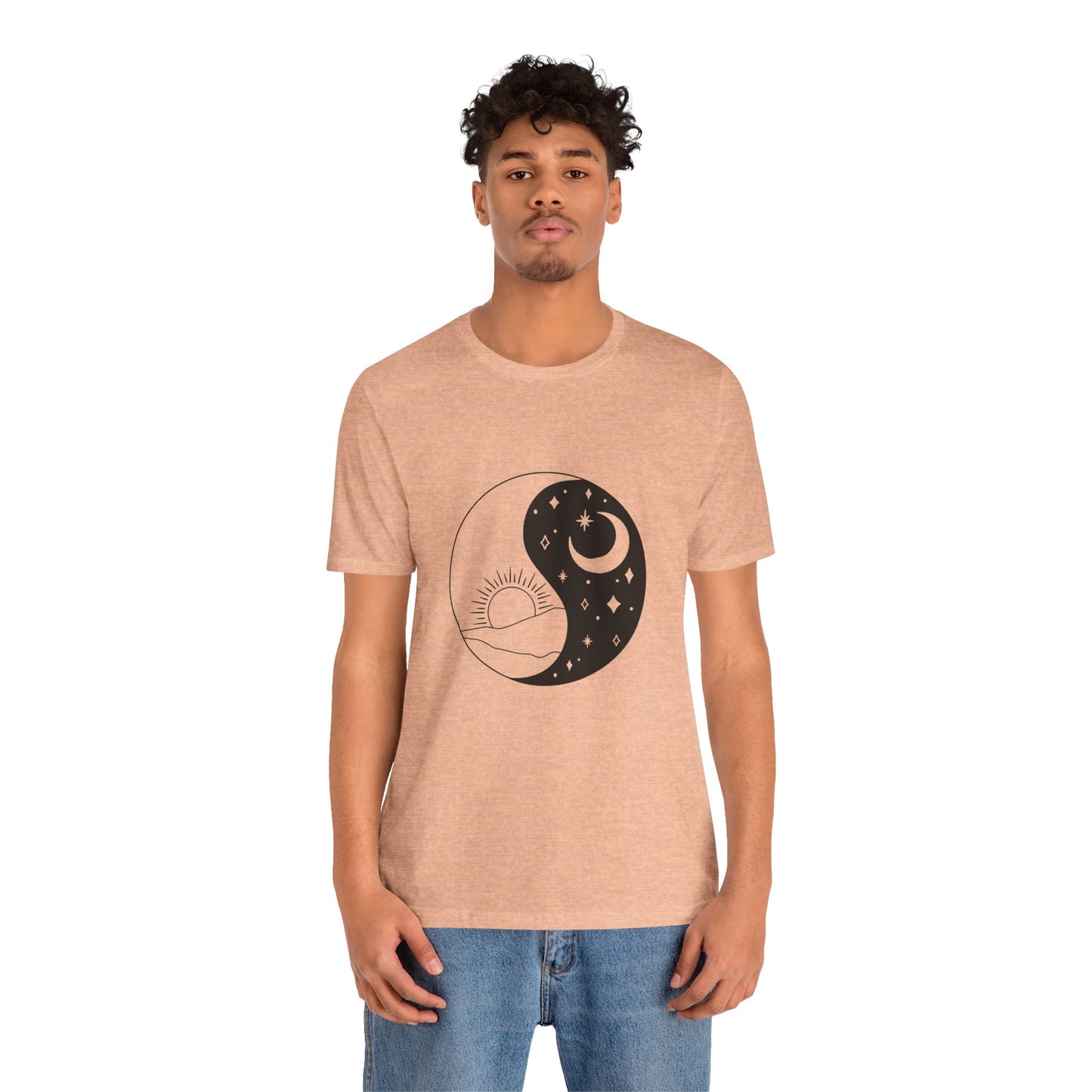 Ying Yang T-shirt, Sun and Moon Shirt, Mystical Shirt, Boho T-shirt, Mystics Shirt, Bohemian T-shirt, Gift Shirt for Her