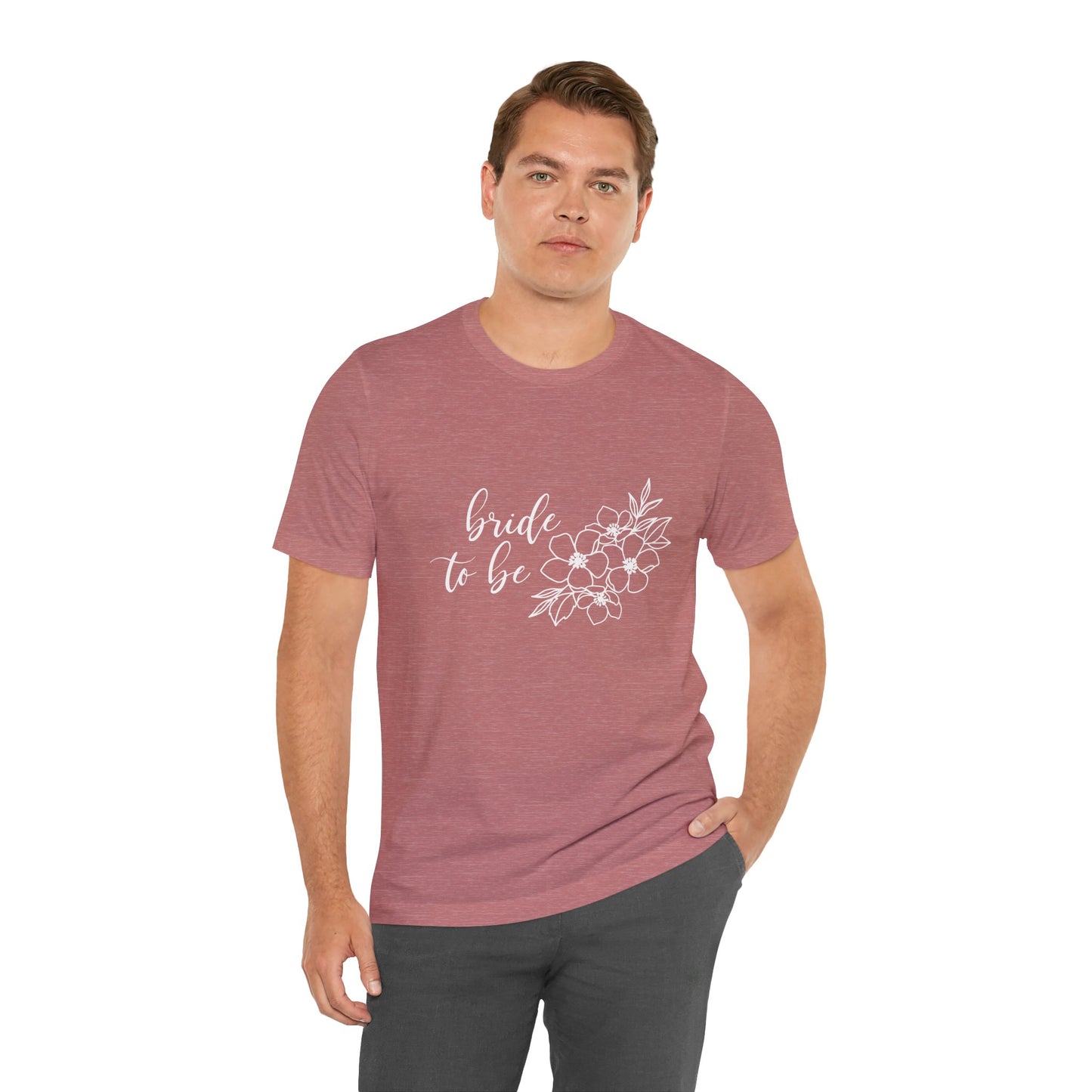 Bride to Be T-shirt, Wedding Shirt, Floral Shirt, Bride Tee, Bachelorette Shirt, Gift Shirt for Bride, Bridal Shower Shirt