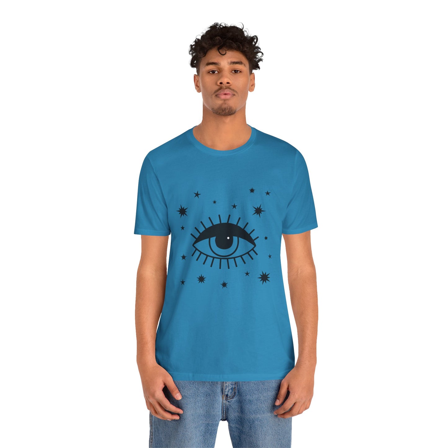Mystical Shirt, Third Eye T-shirt, Boho T-shirt, Stars T-Shirt, Bohemian T-shirt, Astrologic Shirt, Gift for Her