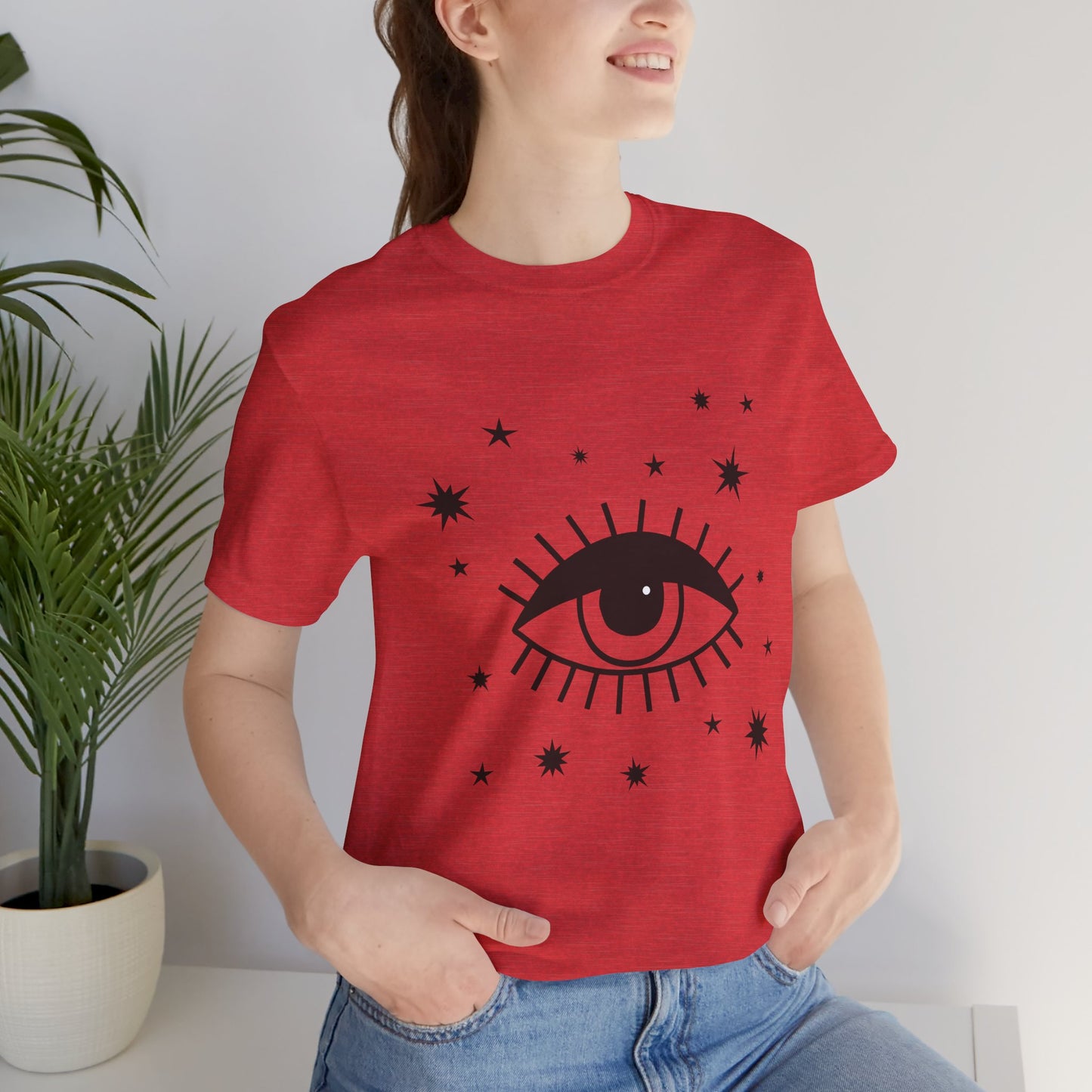 Mystical Shirt, Third Eye T-shirt, Boho T-shirt, Stars T-Shirt, Bohemian T-shirt, Astrologic Shirt, Gift for Her
