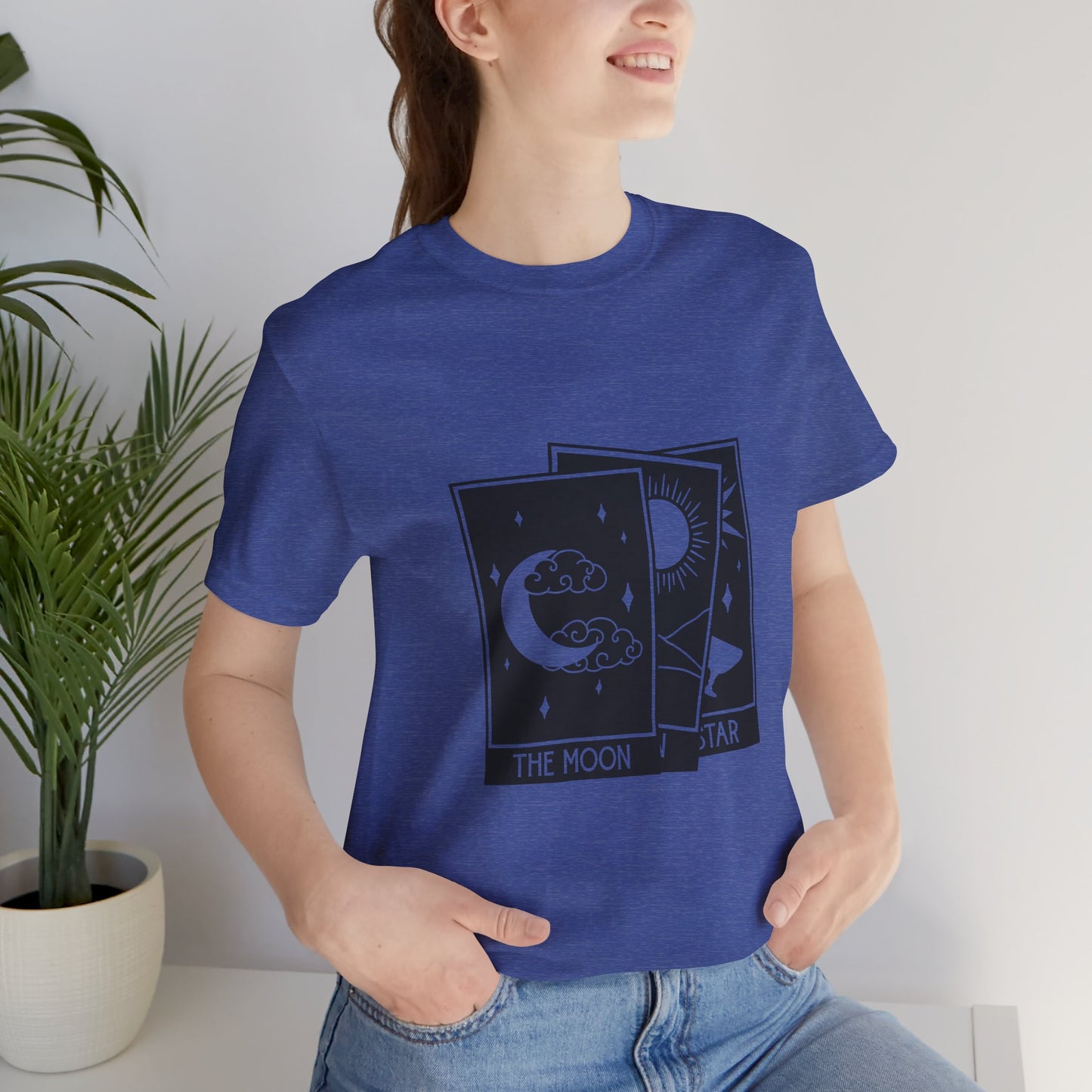 Tarot Stack T-shirt, Astrology Shirt, Mystical Shirt, Boho T-shirt, Moon Stars Sun T-Shirt, Mystic Shirt Gift for Her