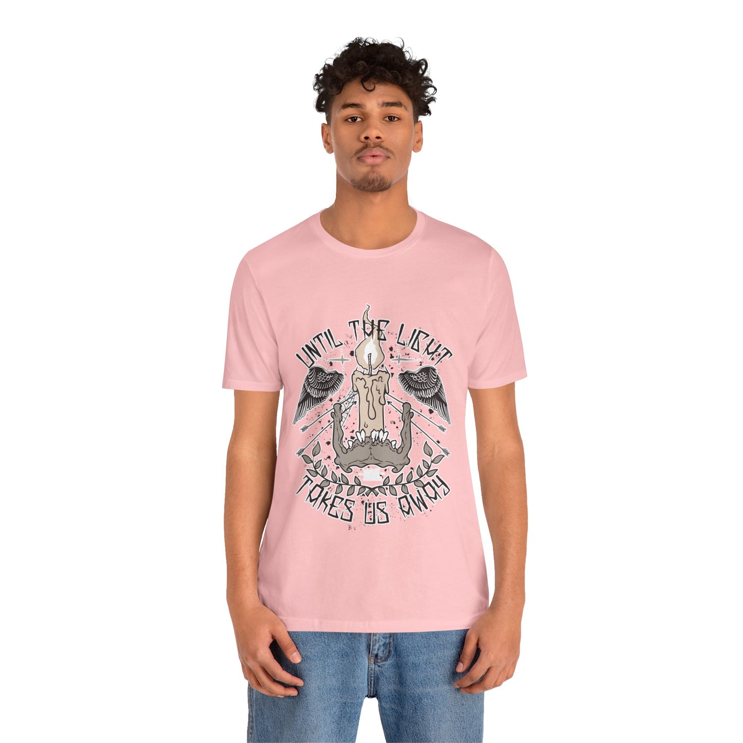 Until the Light Takes us Away T-shirt, Inspirational T-shirt, Skull Shirt, Heavy Metal Rock Shirt, Wings T-Shirt, Rockers T-shirt