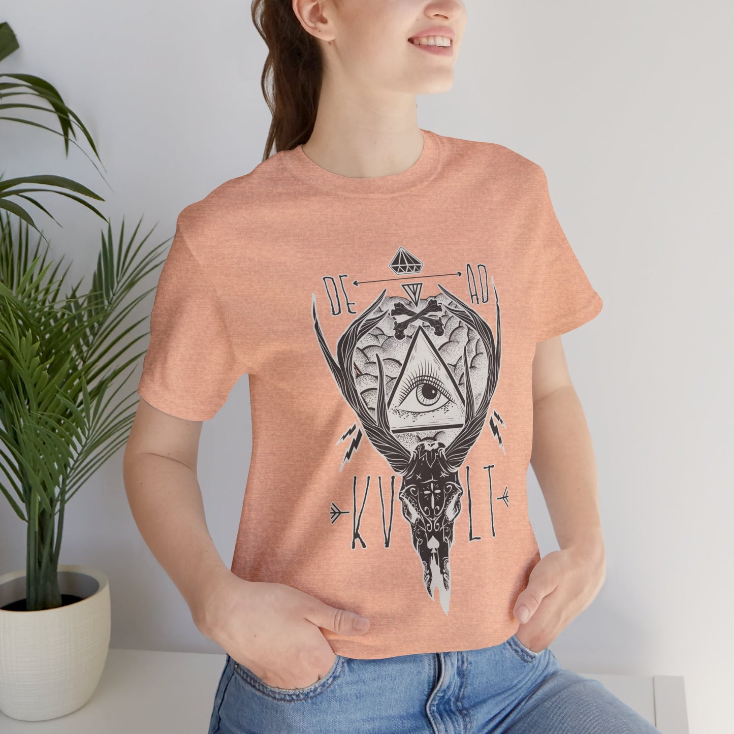 Dead Kvlt T-shirt, Eye T-shirt, Skull Shirt, Heavy Metal Shirt, Motorcycle T-Shirt, Scary Shirt, Horror Shirt, Rockers T-shirt,
