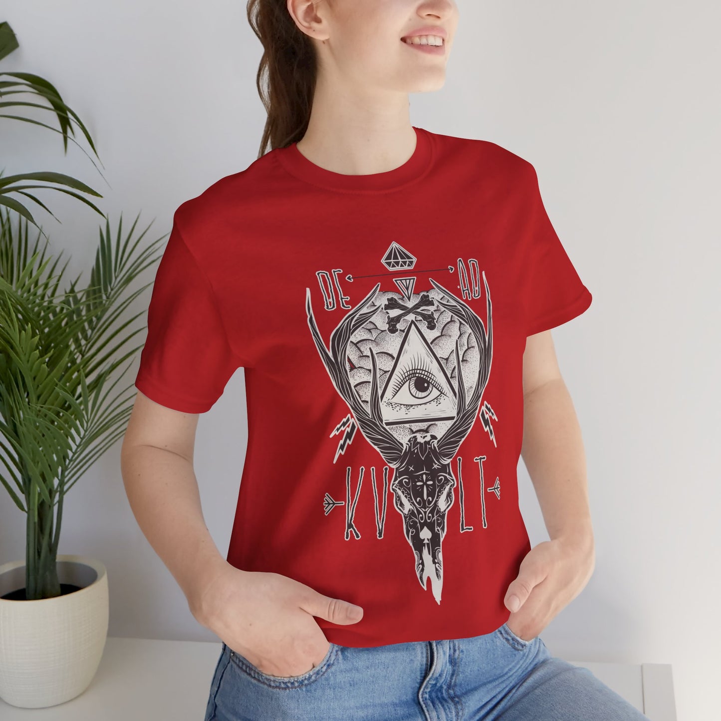 Dead Kvlt T-shirt, Eye T-shirt, Skull Shirt, Heavy Metal Shirt, Motorcycle T-Shirt, Scary Shirt, Horror Shirt, Rockers T-shirt,