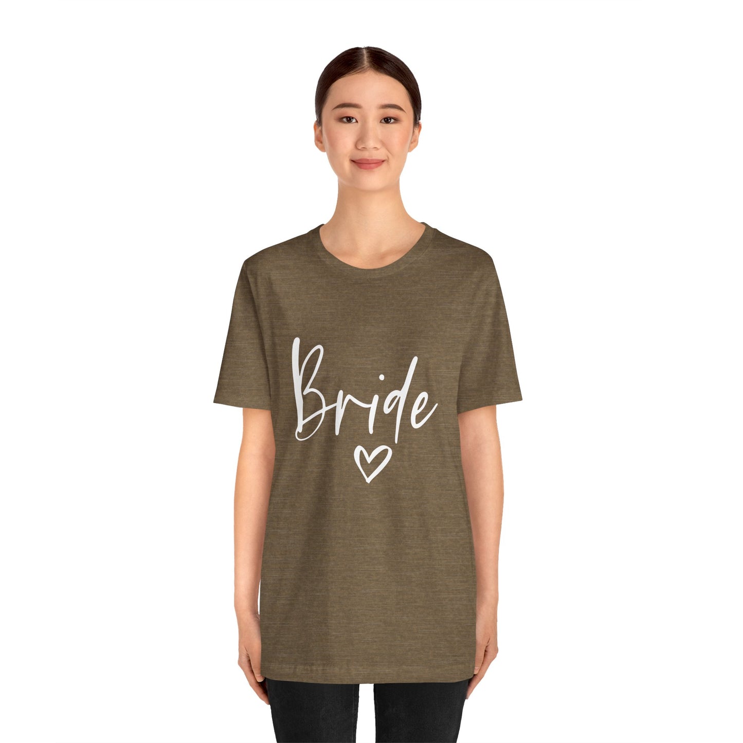 Bride T-shirt, Wedding Shirt, Bride Tee, Bridal Shower, Heart T-shirt, Bachelorette Party Shirt, Hen Night Top, Gift Shirt for Bride