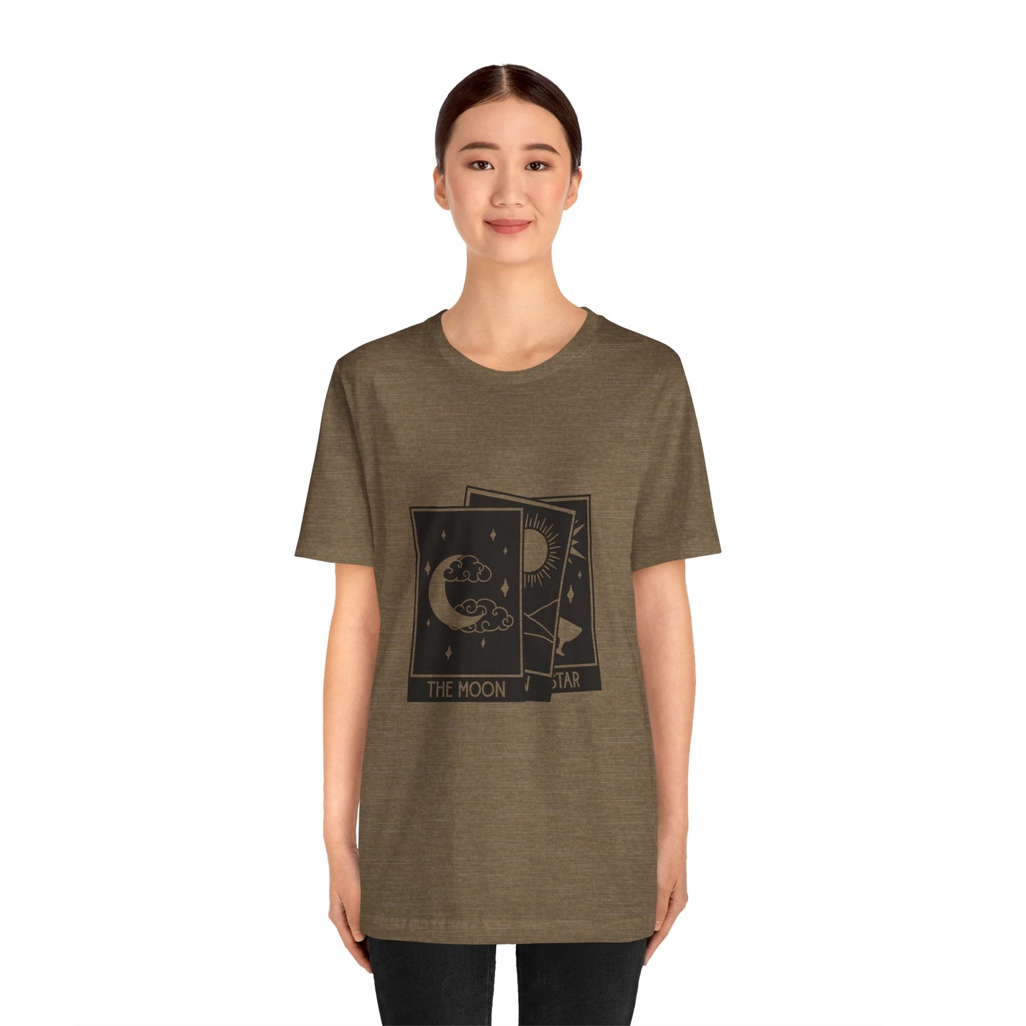 Tarot Stack T-shirt, Astrology Shirt, Mystical Shirt, Boho T-shirt, Moon Stars Sun T-Shirt, Mystic Shirt Gift for Her