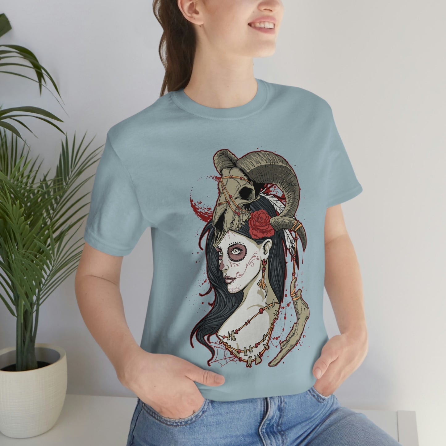 Horror T-Shirt, Fantasy T-Shirt, Dead Queen T-Shirt, Mystical Gift T-shirt, Gothic T-Shirt, Witchy Clothing, Fantasy and Myth T-shirt