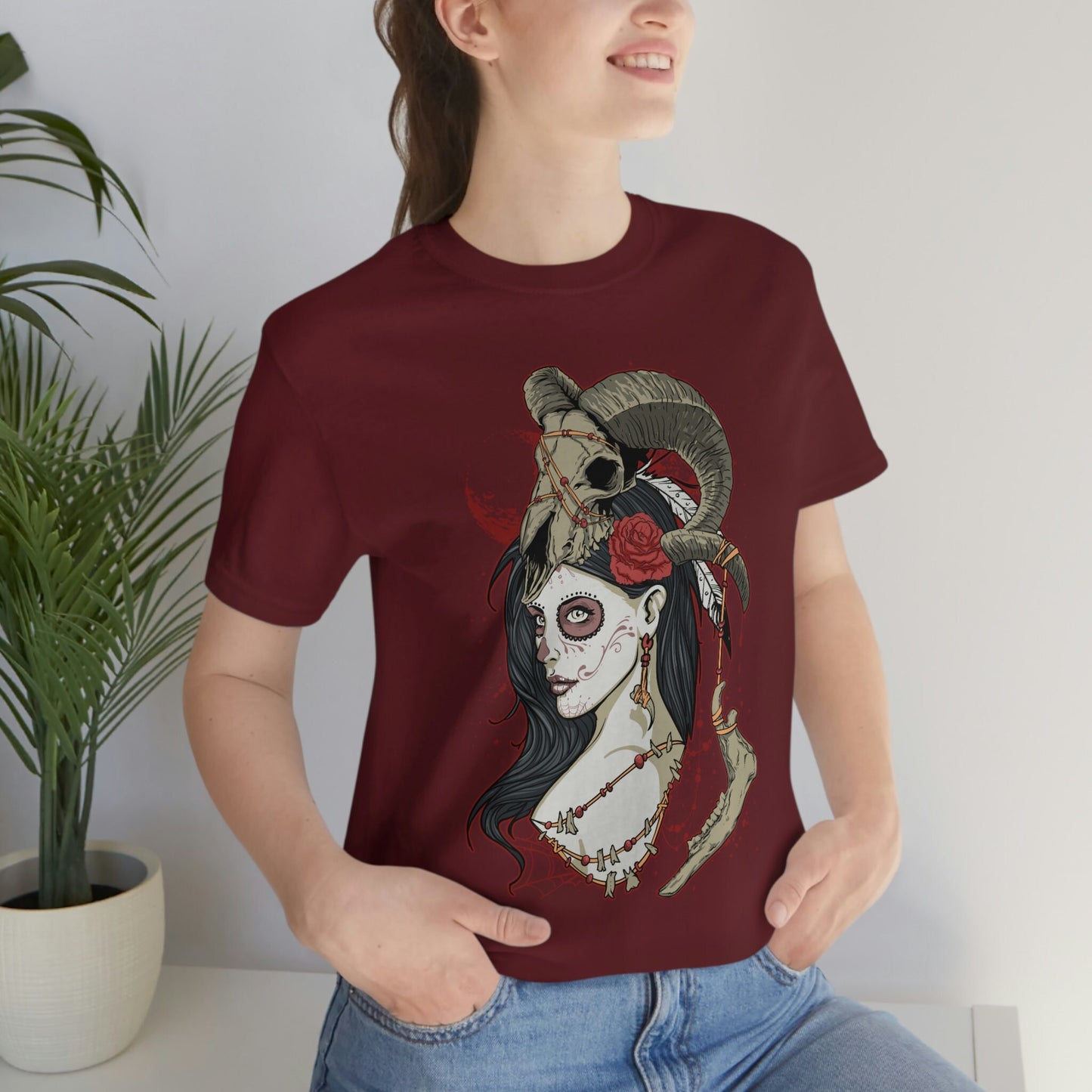 Horror T-Shirt, Fantasy T-Shirt, Dead Queen T-Shirt, Mystical Gift T-shirt, Gothic T-Shirt, Witchy Clothing, Fantasy and Myth T-shirt