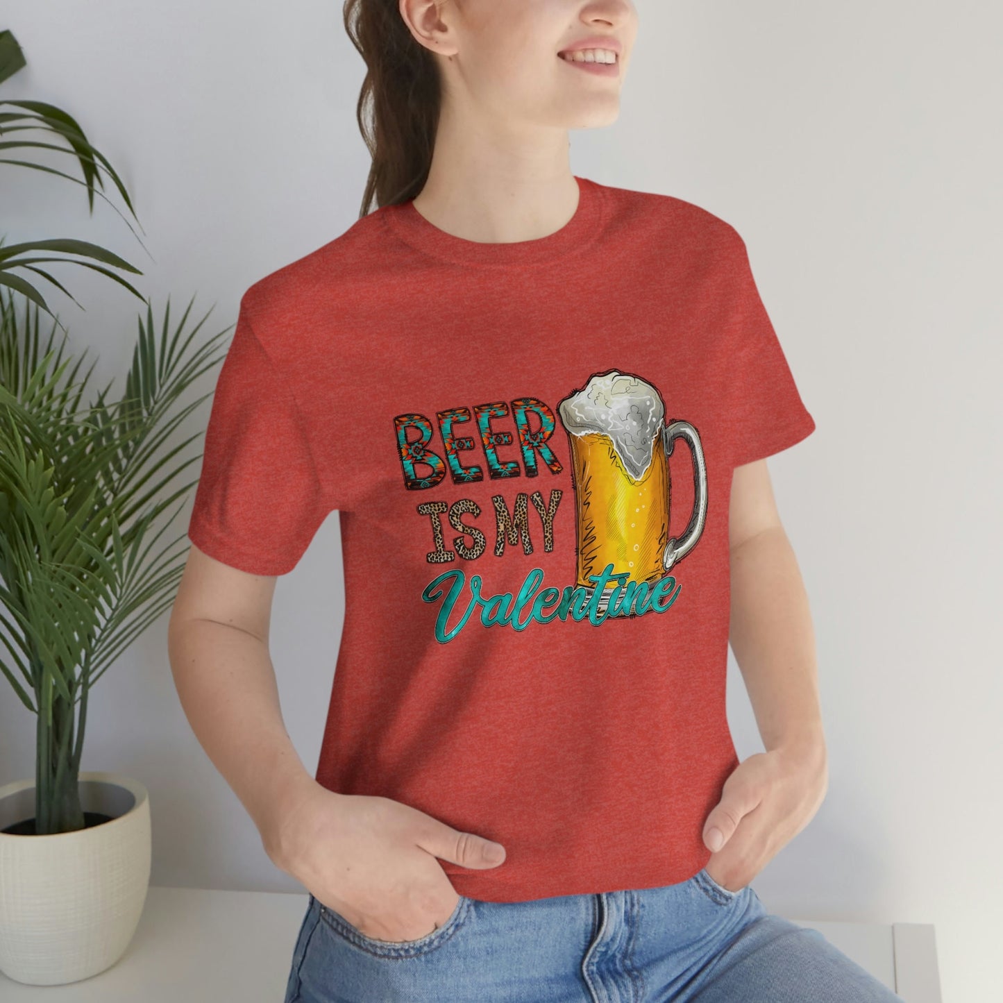 La bière est ma chemise de Saint-Valentin, T-shirt pour les amateurs de bière, chemise cadeau de Saint-Valentin, chemise à boire, chemise cadeau de Saint-Valentin drôle