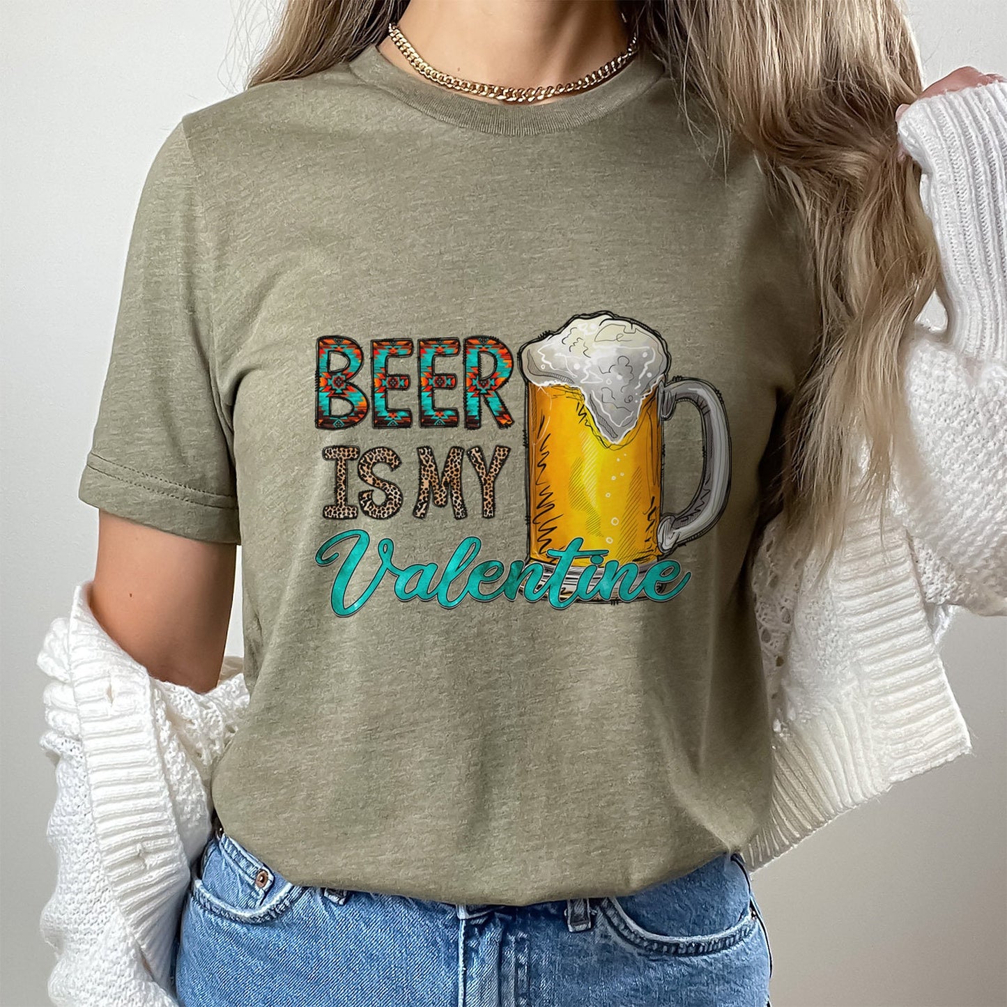 La bière est ma chemise de Saint-Valentin, T-shirt pour les amateurs de bière, chemise cadeau de Saint-Valentin, chemise à boire, chemise cadeau de Saint-Valentin drôle