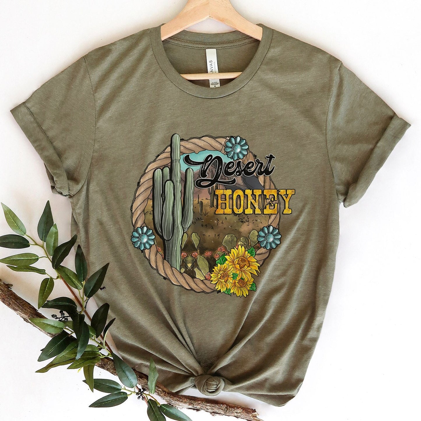 Desert Honey T-Shirt, Western Shirt, Südstaaten Shirt, Cowgirl Shirt, Retro Shirt, Cowboy Shirt, Country Shirt, Rodeo Shirt