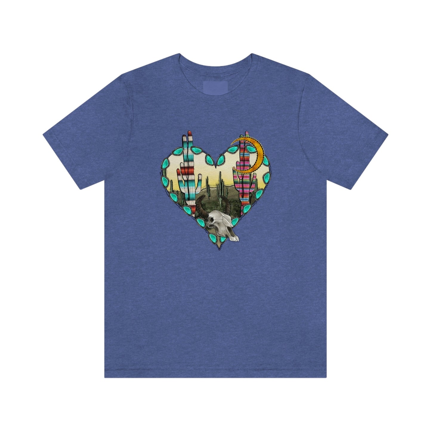 Love Desert T-Shirt, Heart Shirt, Western Shirt, Southern Shirt, Cowgirl Shirt, Cowboy Shirt, Country Shirt, Rodeo Shirt, Texas Styl