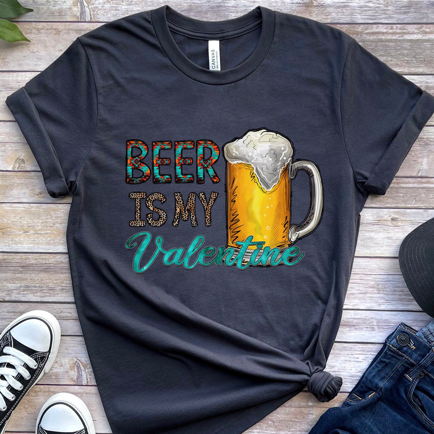 La bière est ma chemise de Saint-Valentin, T-shirt pour les amateurs de bière, chemise cadeau de Saint-Valentin, chemise à boire, chemise cadeau de Saint-Valentin drôle