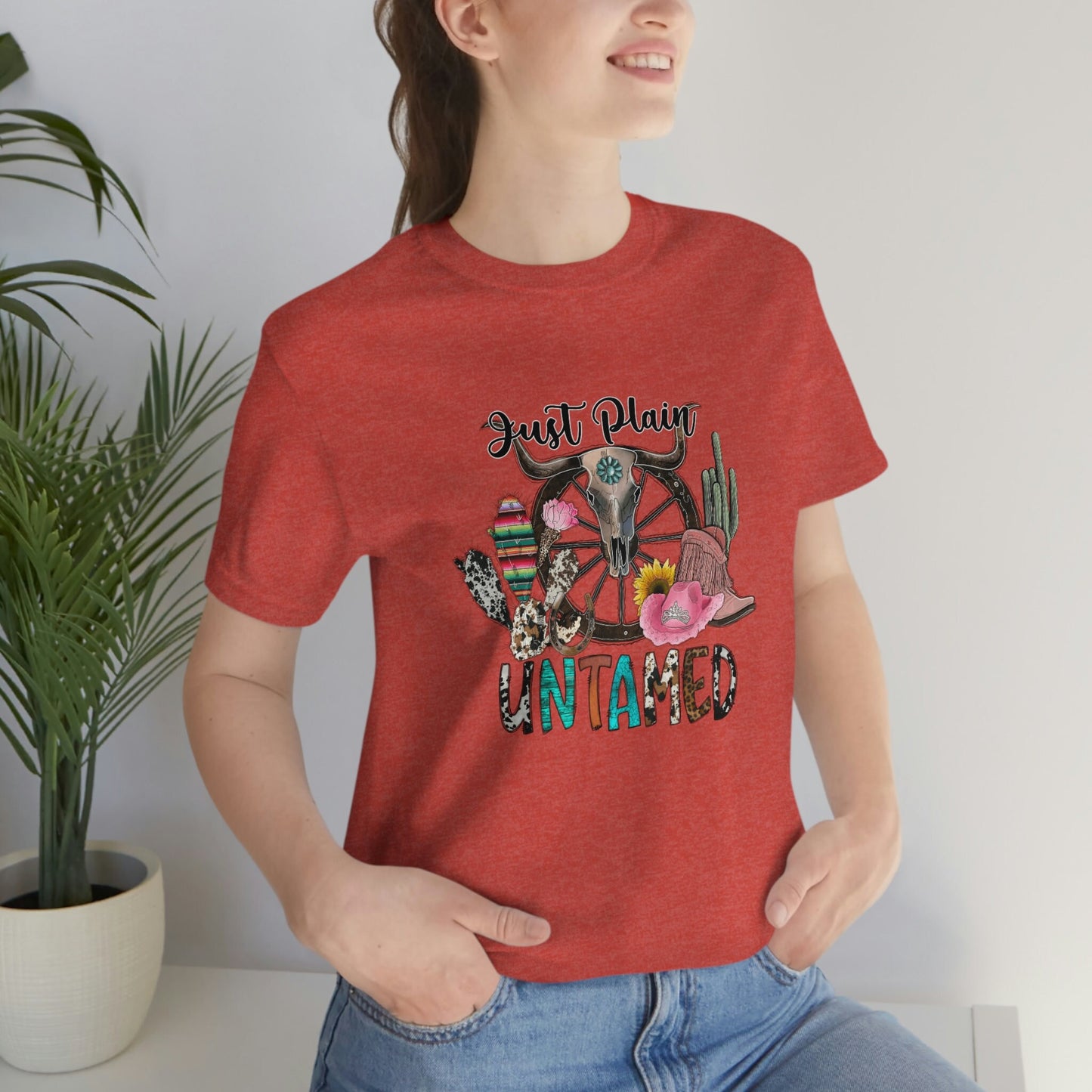Just Plain Untamed T-Shirt, Western Style Shirt, Südstaaten Shirt, Rodeo Shirt, Cowgirl Shirt, Cowboy Shirt, Country Shirt
