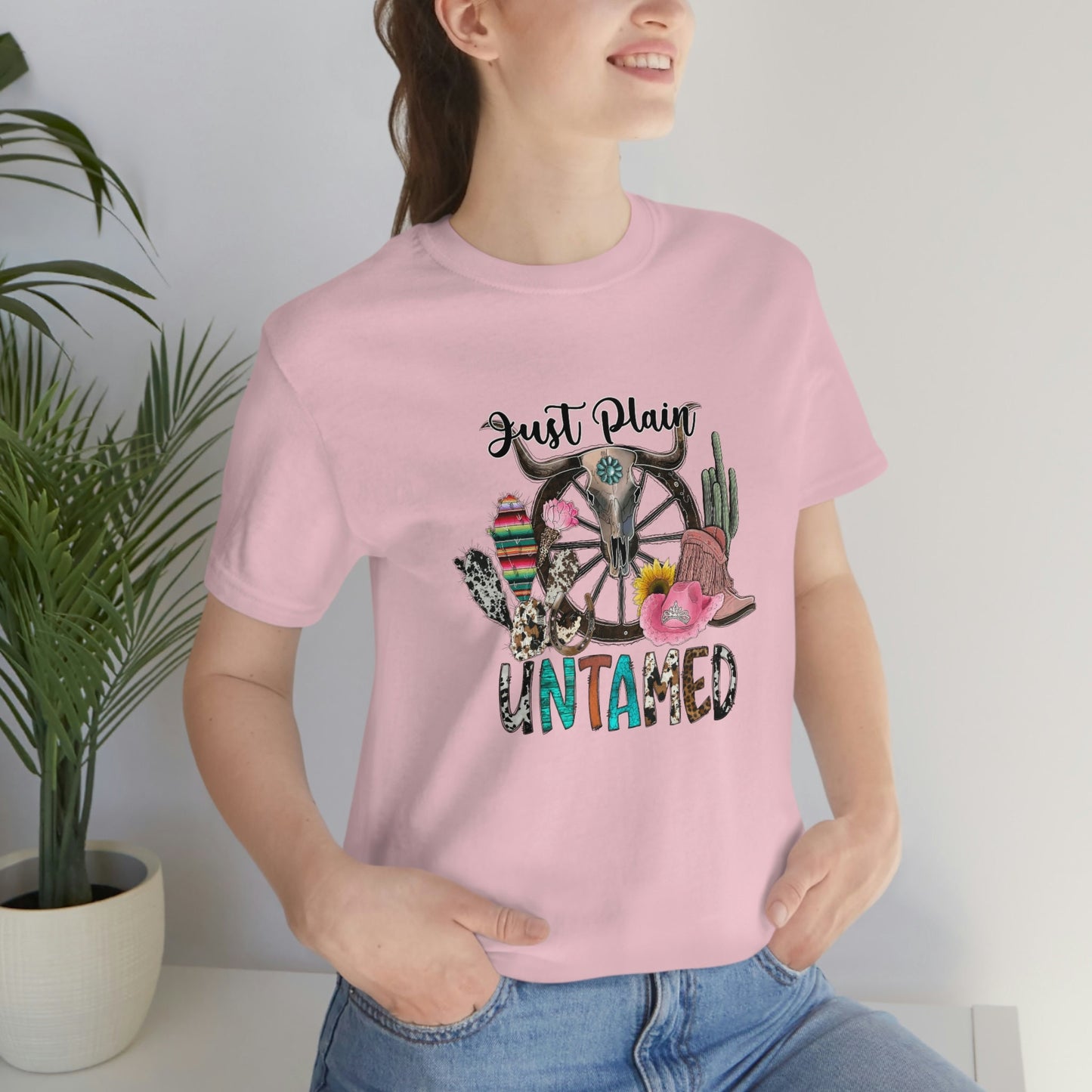 Just Plain Untamed T-Shirt, Western Style Shirt, Südstaaten Shirt, Rodeo Shirt, Cowgirl Shirt, Cowboy Shirt, Country Shirt