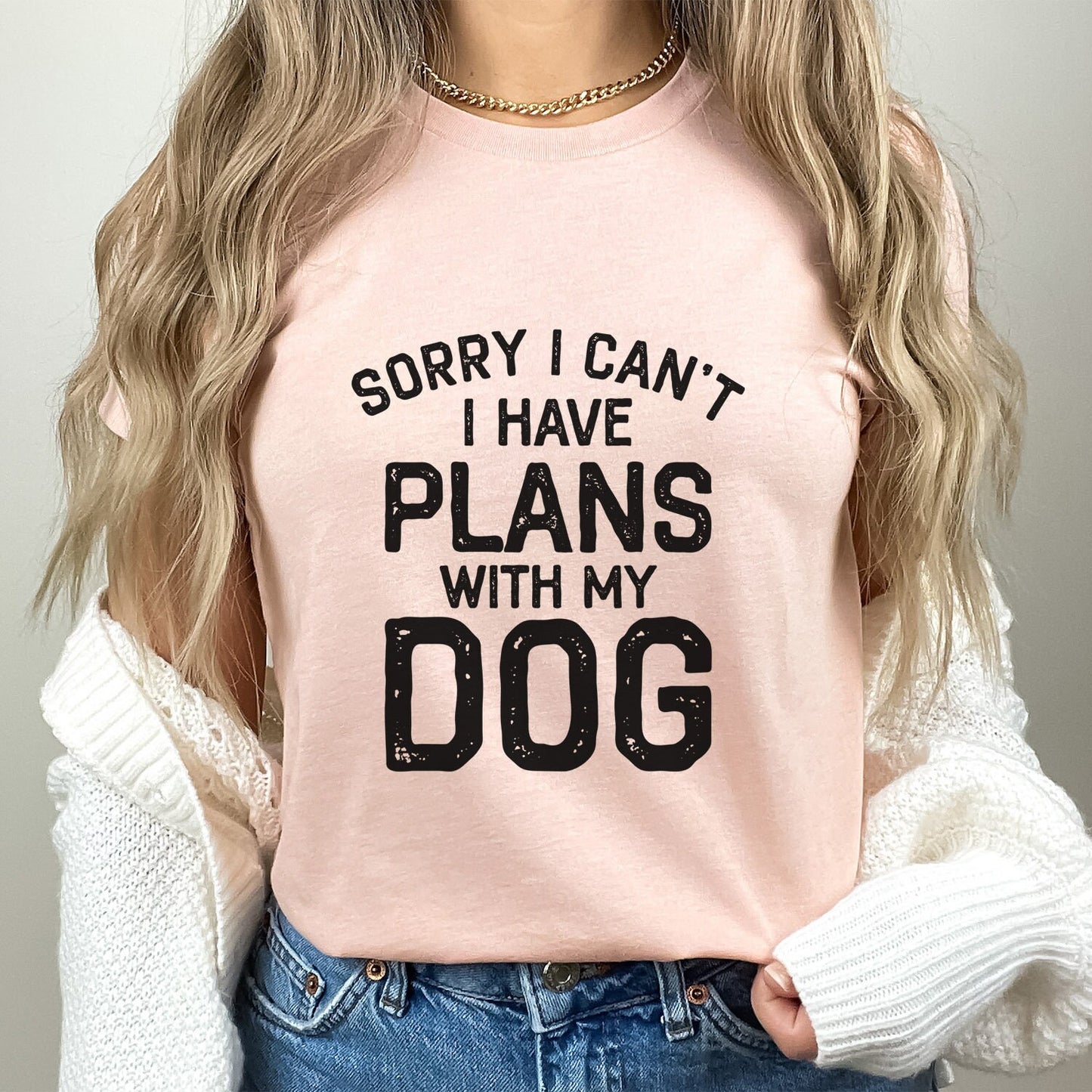 T-shirt « J'ai des projets avec mon chien », T-shirt pour amoureux des chiens, T-shirt avec citation sur les chiens, T-shirt pour maman ou papa de chien, T-shirt pour propriétaire de chien, T-shirt pour amoureux des animaux