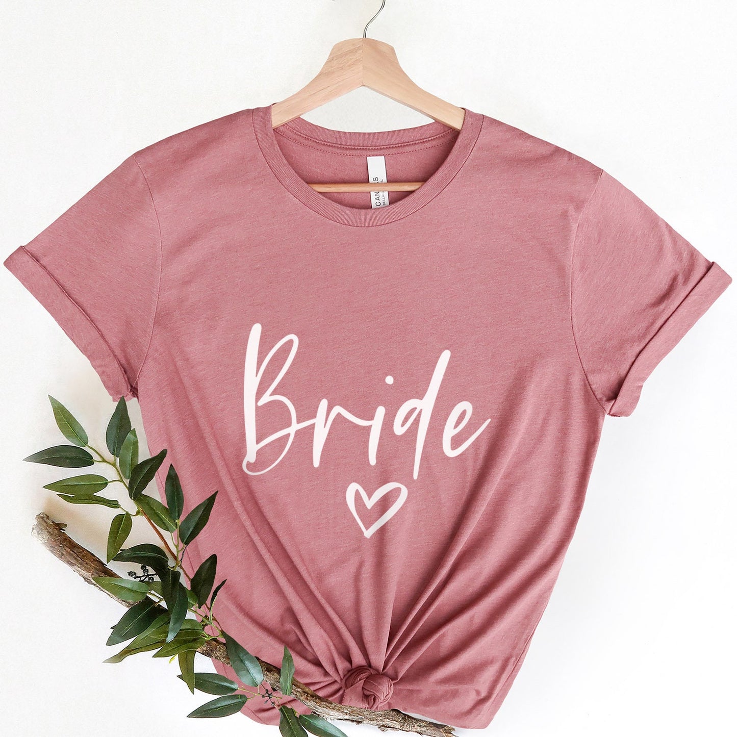 Bride T-shirt, Wedding Shirt, Bride Tee, Bridal Shower, Heart T-shirt, Bachelorette Party Shirt, Hen Night Top, Gift Shirt for Bride