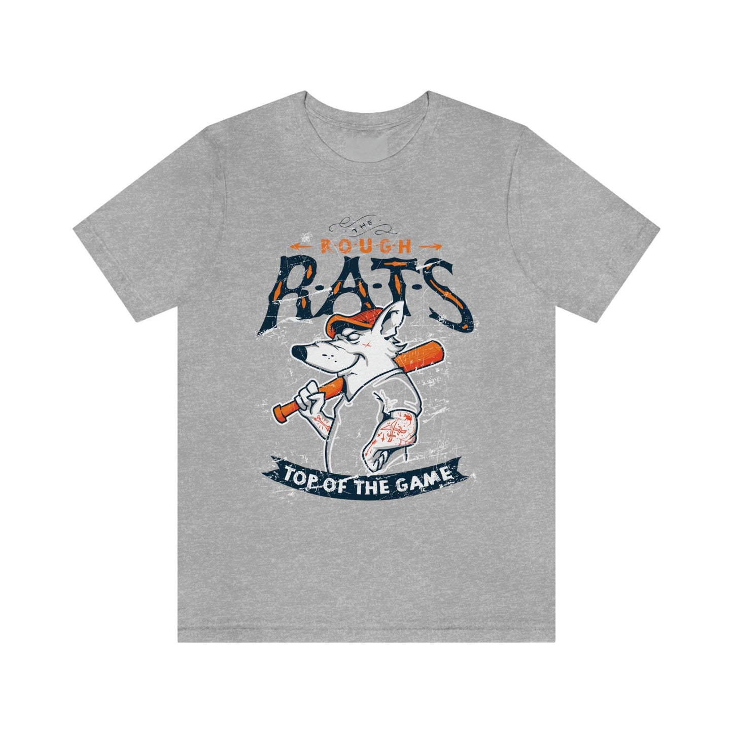 The Rough Rats T-shirt, Top of the Game T-shirt, Funny Rat Shirt, Humor Shirt, Baseball T-Shirt, Baseball Bat Tshirt