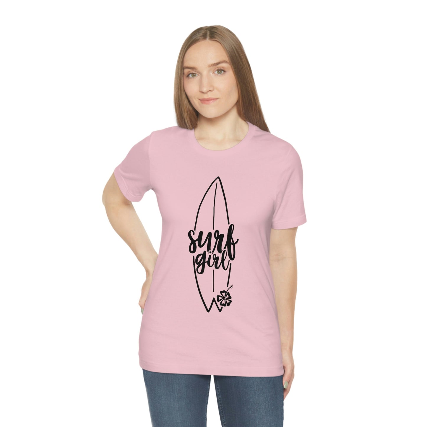 Surf Girl T-shirt, Summer Shirt, Beach Shirt, Summer T-shirt, Surfer T-shirt, Cool Summer Shirt, Vacation Shirt, Surf Lover Gift Shirt