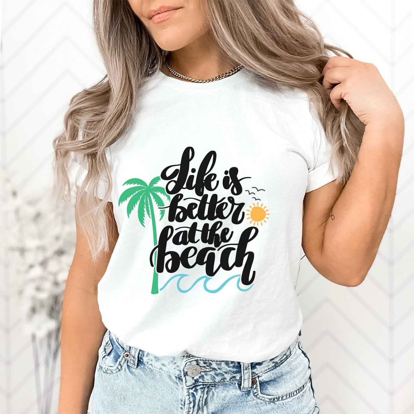 Life is Better at the Beach Shirt, Beach Vibes Shirt, Summer Shirts for Women, Beach Shirts For Women, Vacation Shirt, Sun and Beach Shirt