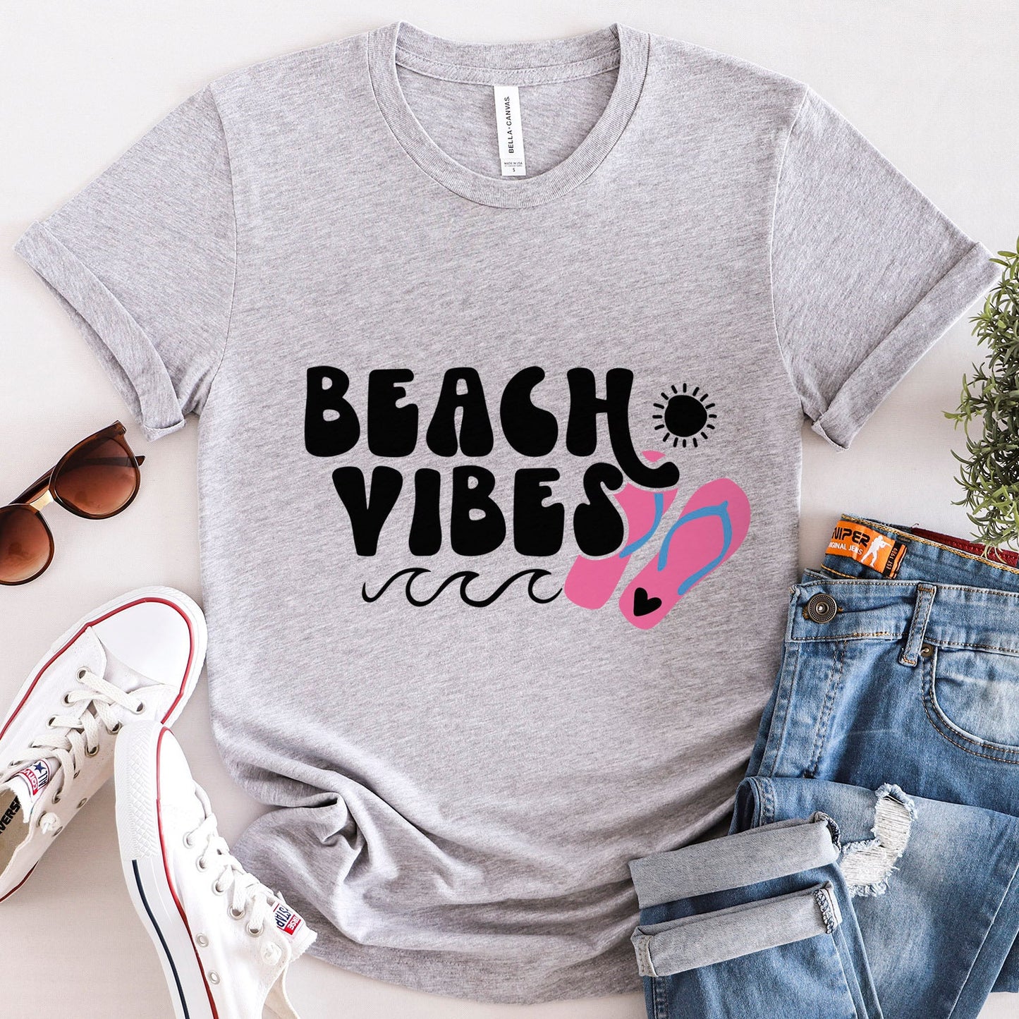 Beach Vibes Shirt, Summer Shirts for Women, Beach Shirt, Beach Shirts For Women, Vacay Mode, Vacation Shirt, Sun and Beach Shirt