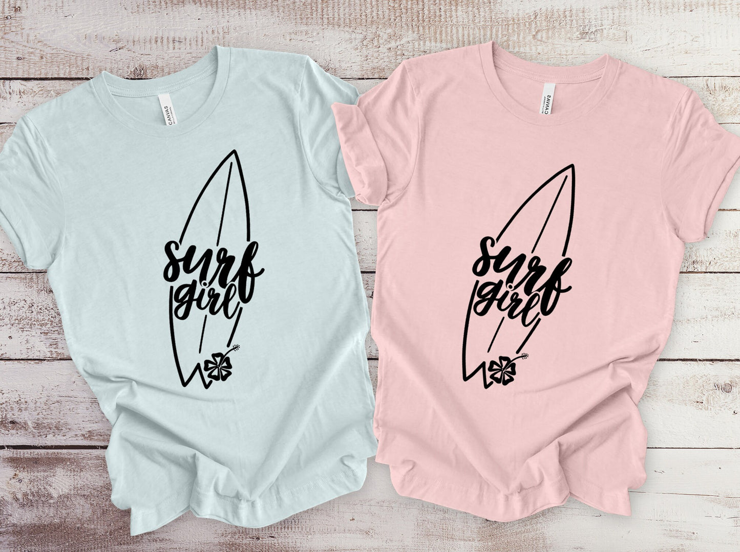 Surf Girl T-shirt, Summer Shirt, Beach Shirt, Summer T-shirt, Surfer T-shirt, Cool Summer Shirt, Vacation Shirt, Surf Lover Gift Shirt