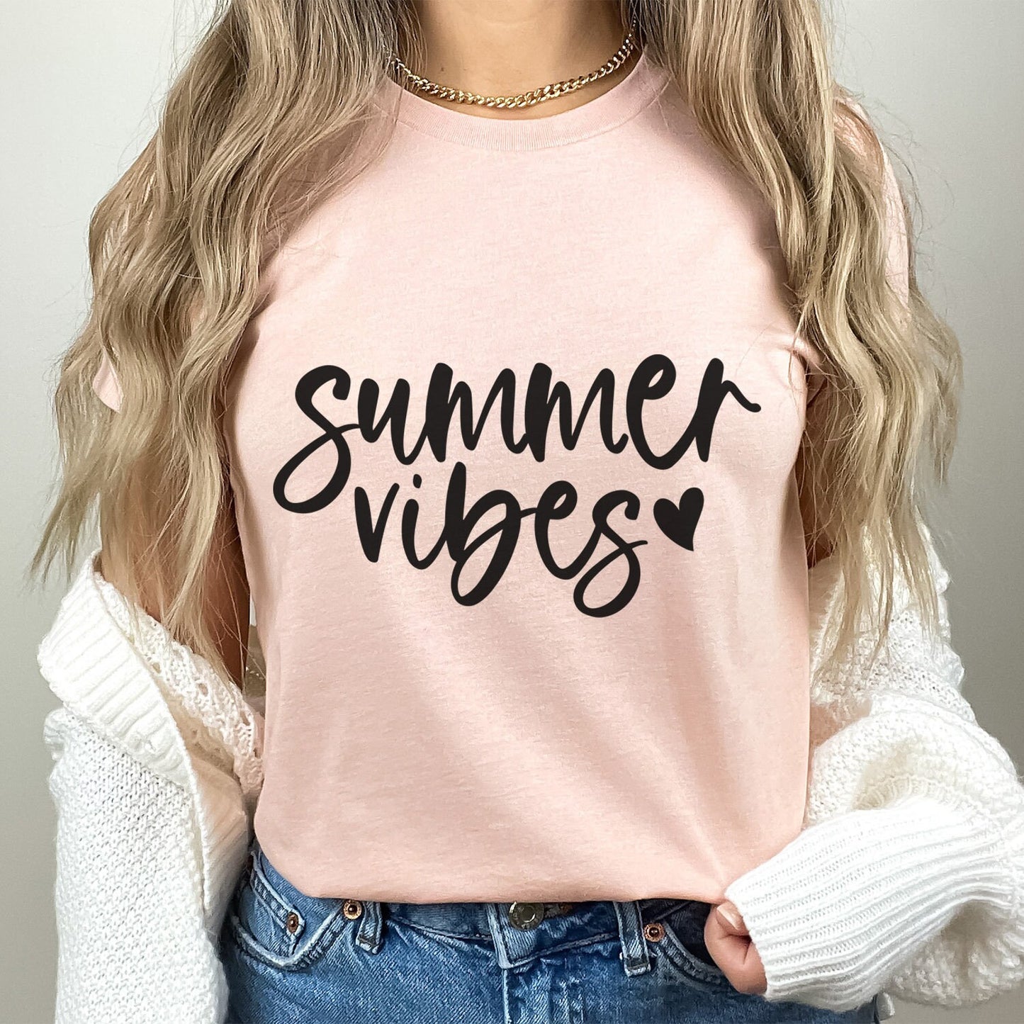 Sommer T-Shirt für Damen, Summer Vibes Shirt, SommerShirts, StrandShirts für Damen, UrlaubsShirt, StrandShirts