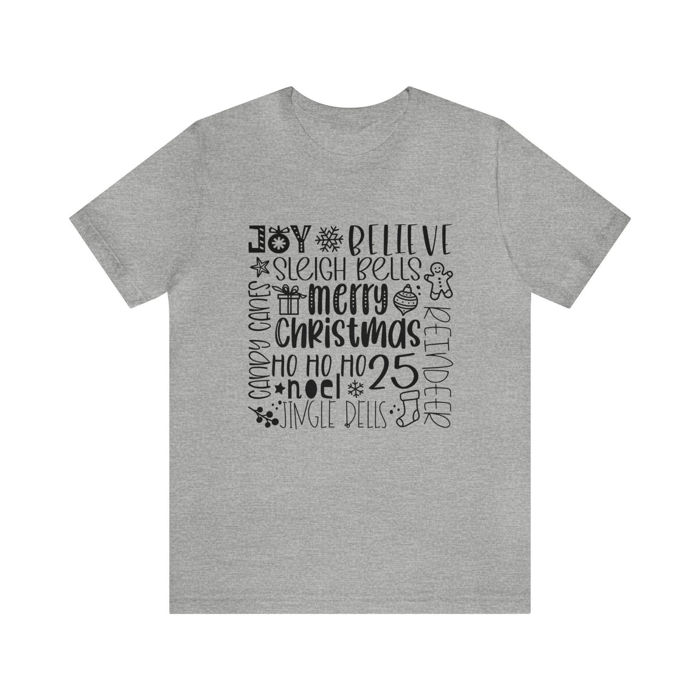Weihnachts-T-Shirt, Weihnachts-T-Shirt, Weihnachts-T-Shirt, Rentier-Shirt, Weihnachts-Geschenk-Shirt, Frohe Weihnachten Winter-Shirt