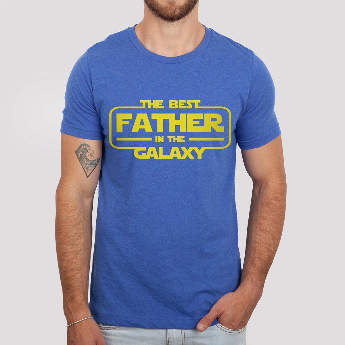 Der beste Vater der Galaxie T-Shirt, T-Shirt für Papa, Geschenk-Shirt für Papa, Vatertagsgeschenk-Shirt, Shirt für Papas, Bestes Vatershirt