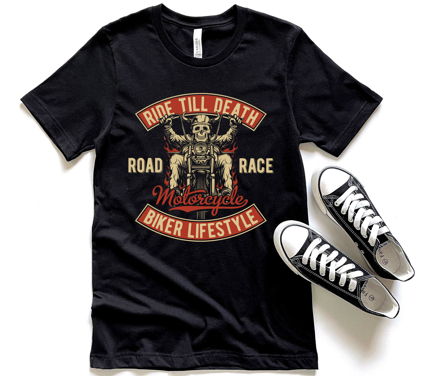 Unisex Motorcycle Biker T-Shirt