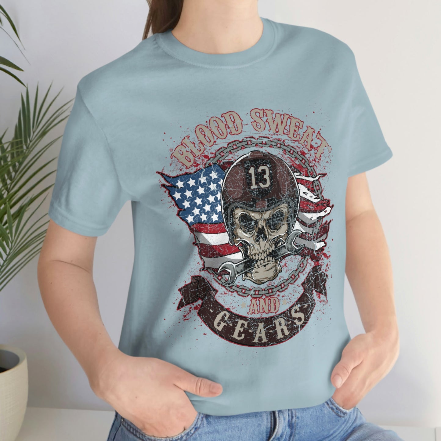 Blood Sweat and Gear Motorcycle T-shirt
