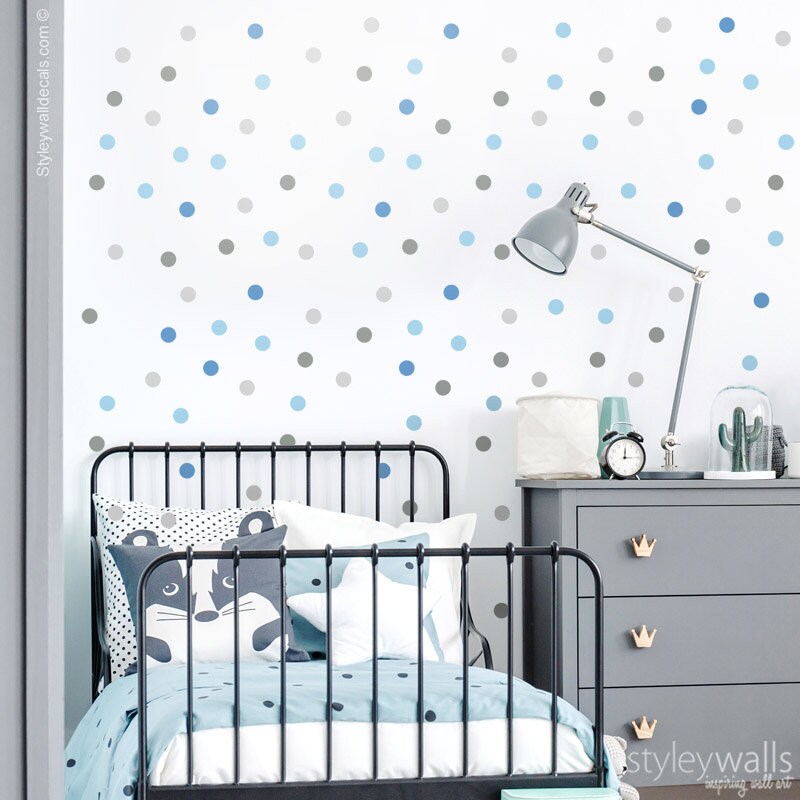 Polka Dots Wall Decal, Confetti Wall Decal, Colorful Dots Pattern Wall Decal, Confetti Dots Wall Decor, Nursery Kids Room Wall Decals