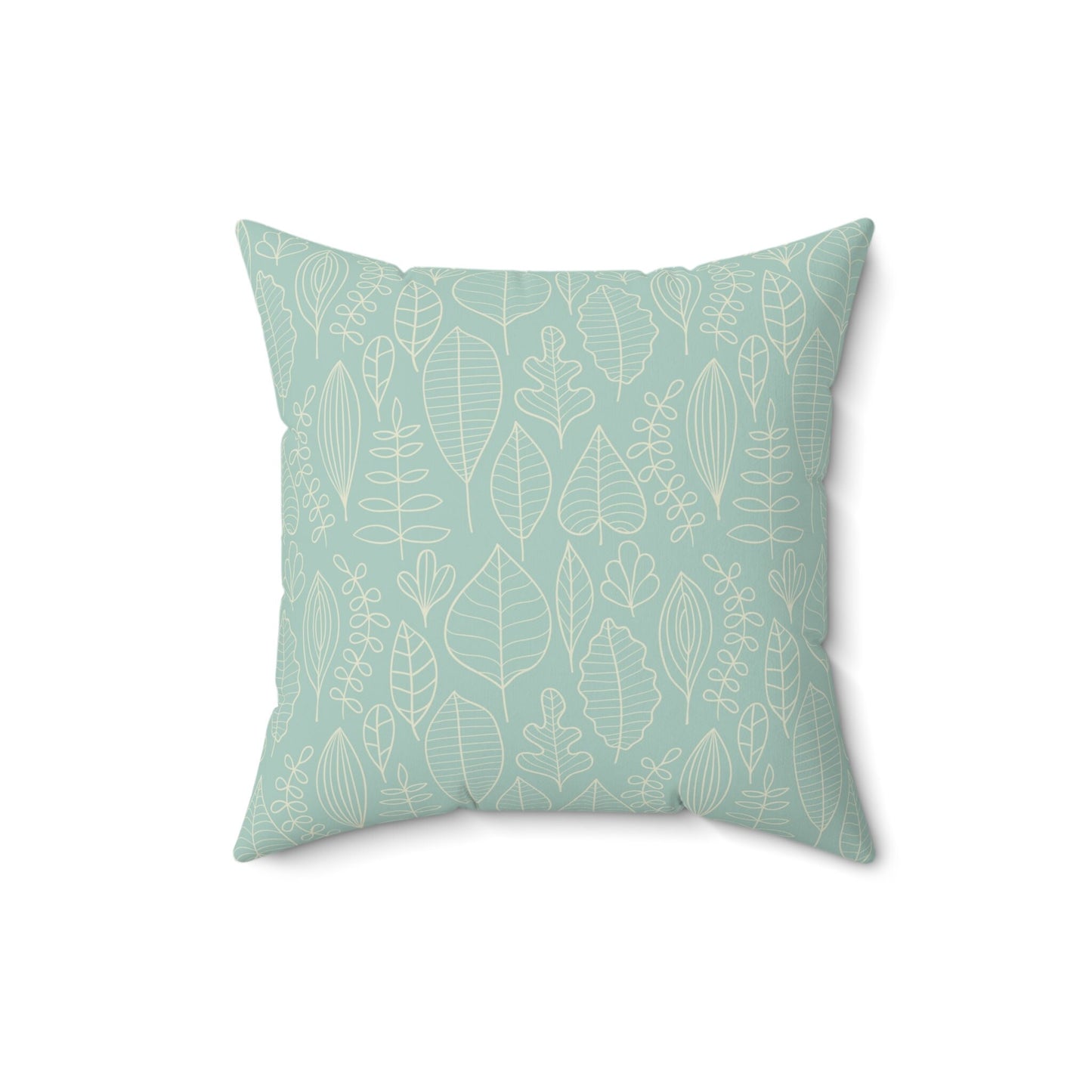 Leaves Pattern Pillow, Spun Polyester Square Pillow, Decorative Pillow, Decorative Cushion and Pillow, Double Sided Printing