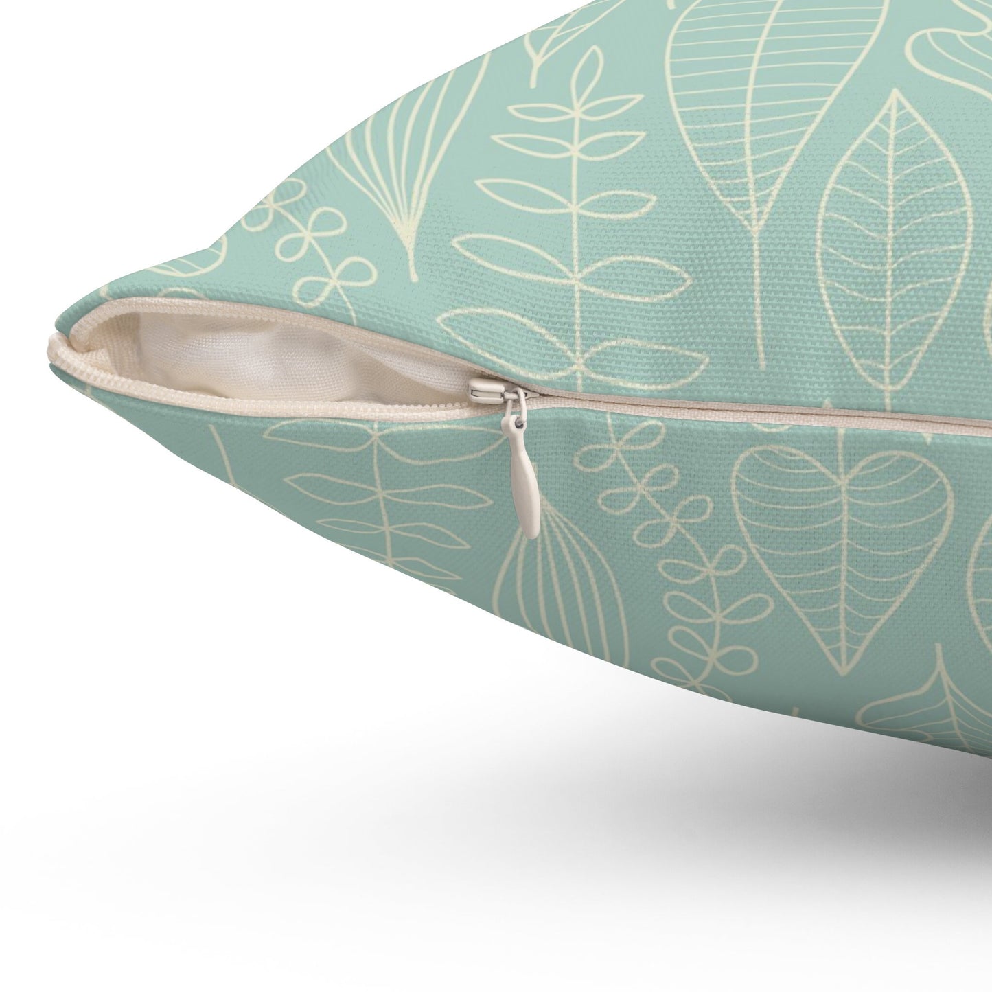 Leaves Pattern Pillow, Spun Polyester Square Pillow, Decorative Pillow, Decorative Cushion and Pillow, Double Sided Printing