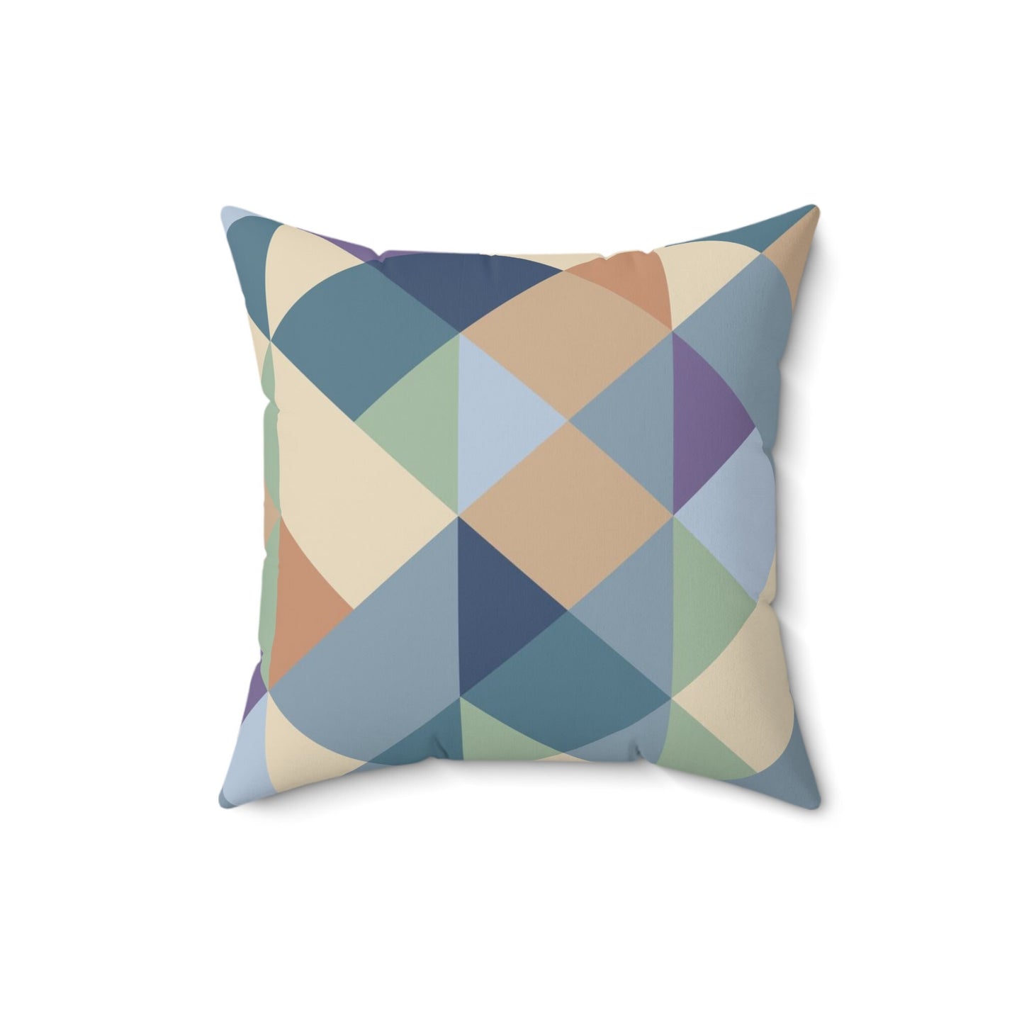 Geometric Pattern Pillow, Spun Polyester Square Pillow, Modern Decorative Cushion and Pillow, Double Sided Printing, Abstract Style Pillow