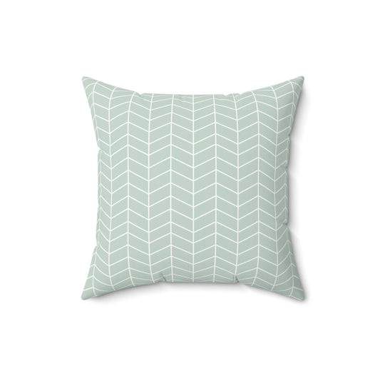 Herringbone Pattern Pillow, Lines Pattern Spun Polyester Square Pillow, Decorative Cushion and Pillow for Room Decor, Living Room Pillow