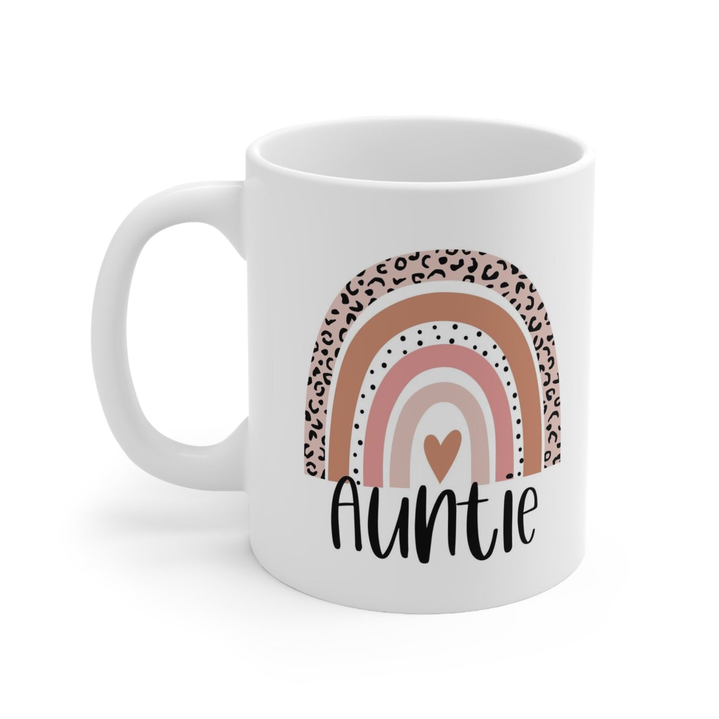 Auntie Rainbow Gift Mug, Auntie Mug, Funny Mug, Gift Coffee Mug, Coffee Quotes Mug, Cup for Coffee, Ceramic Coffee Mug