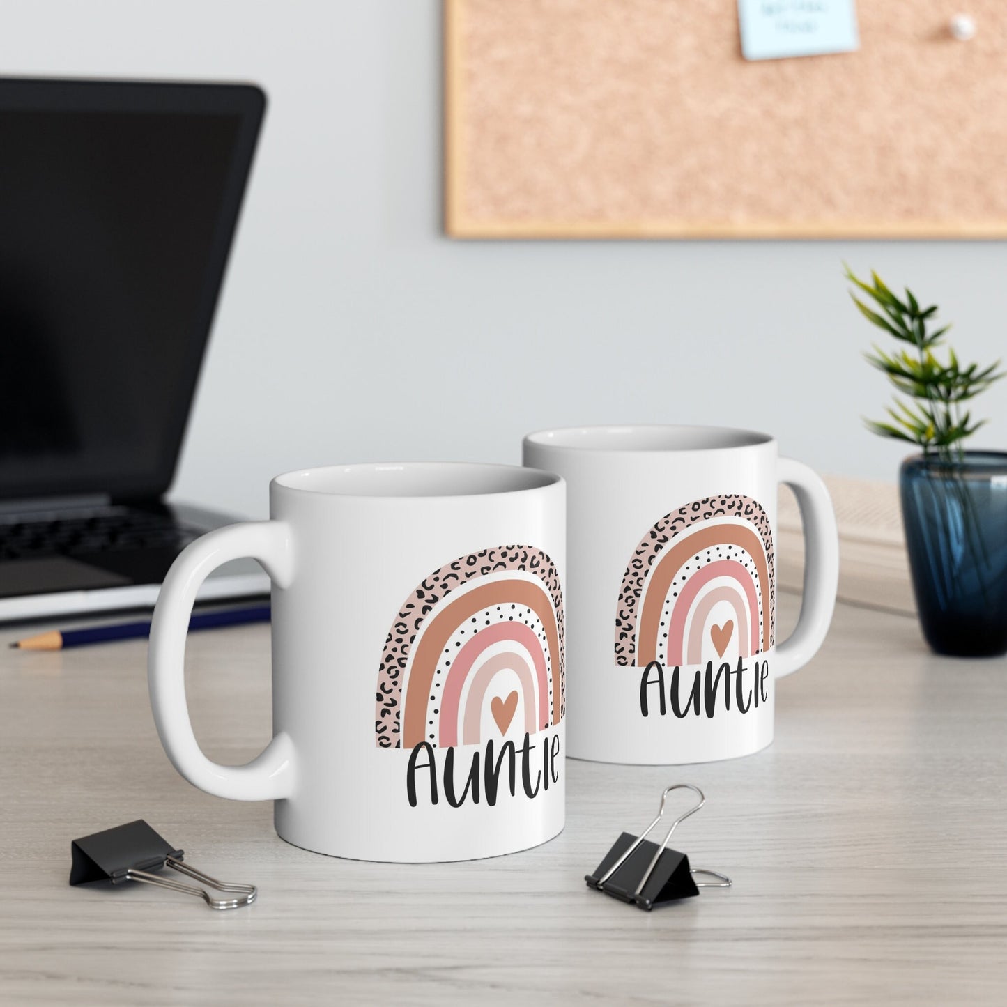 Auntie Rainbow Gift Mug, Auntie Mug, Funny Mug, Gift Coffee Mug, Coffee Quotes Mug, Cup for Coffee, Ceramic Coffee Mug
