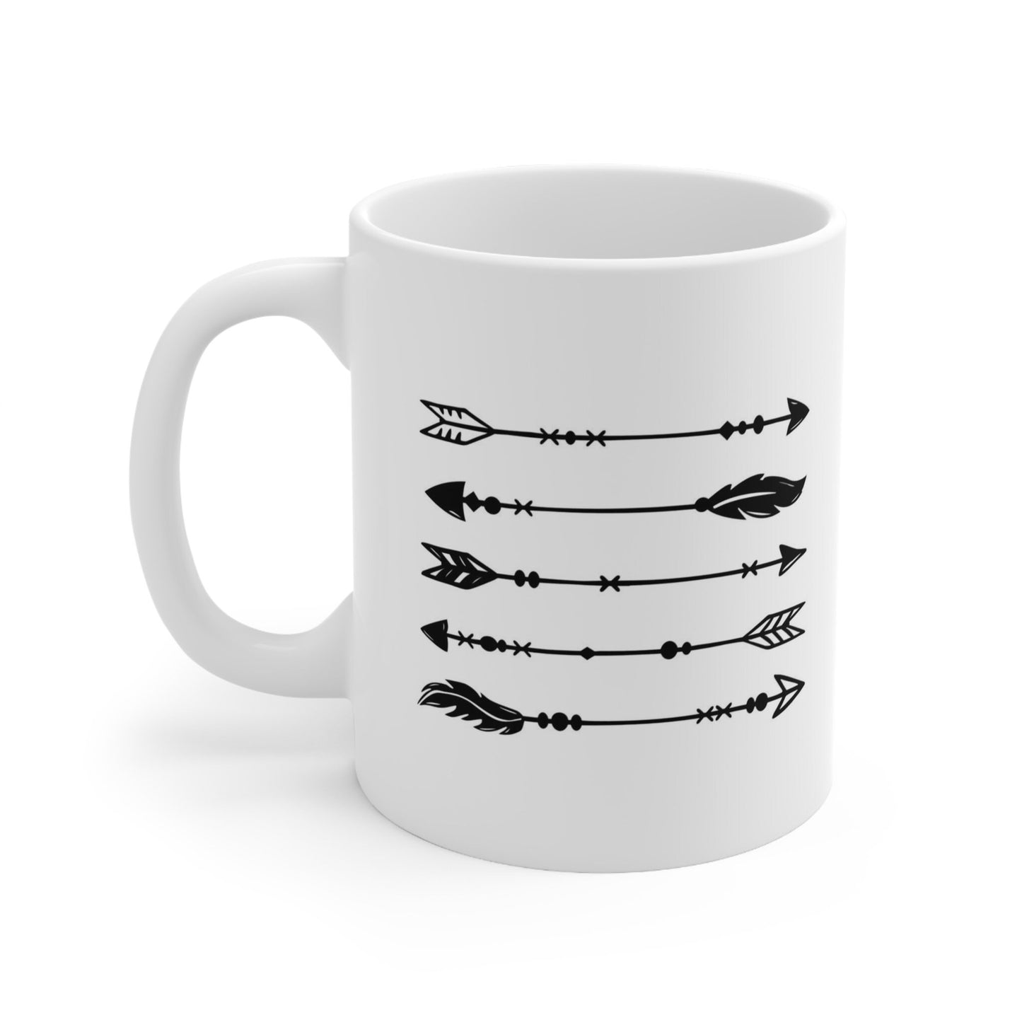 Boho Arrows Gift Mug, Funny Mug, Gift Coffee Mug, Coffee Quotes Mug, Cup for Coffee or Tea, Ceramic Coffee Mug 11oz