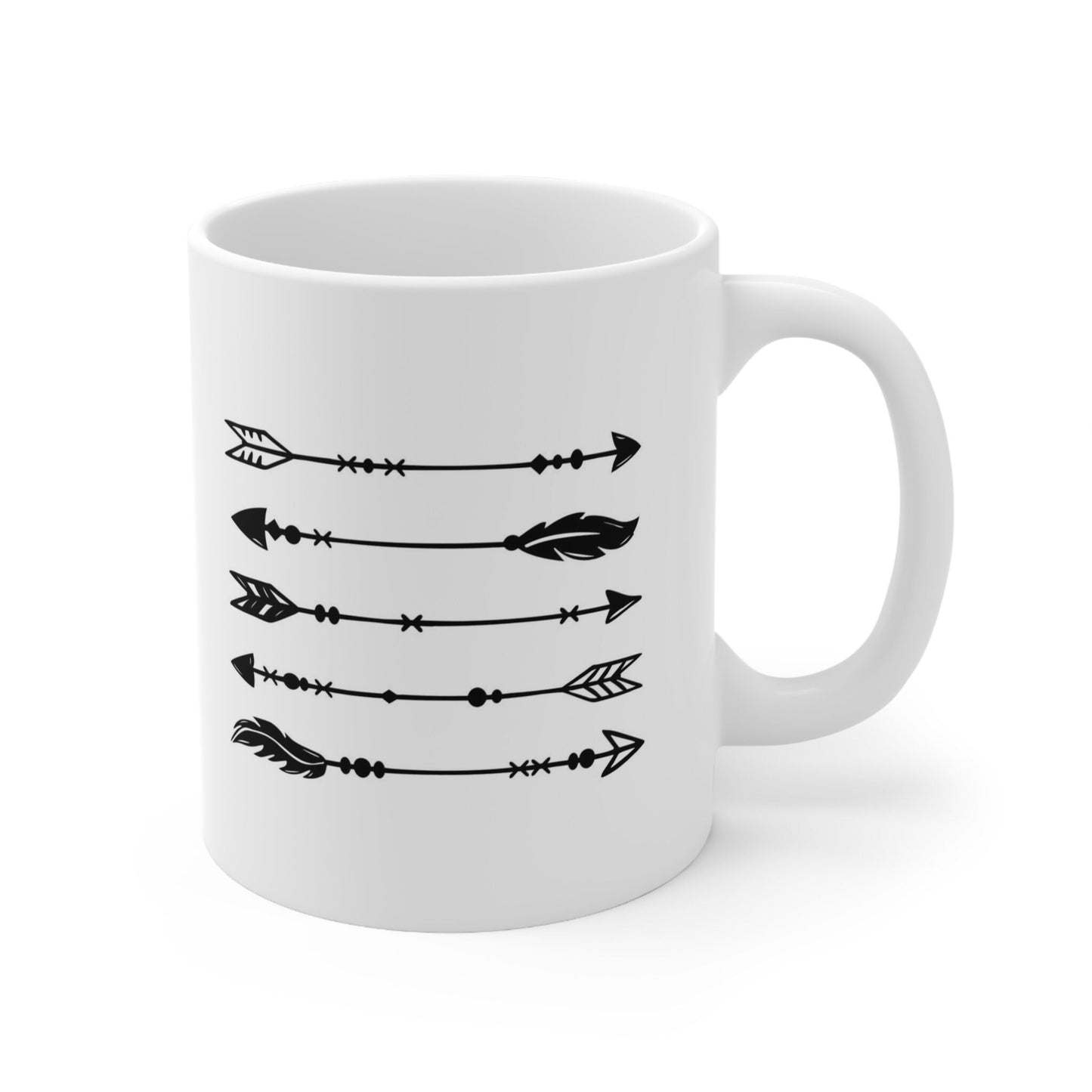 Boho Arrows Gift Mug, Funny Mug, Gift Coffee Mug, Coffee Quotes Mug, Cup for Coffee or Tea, Ceramic Coffee Mug 11oz