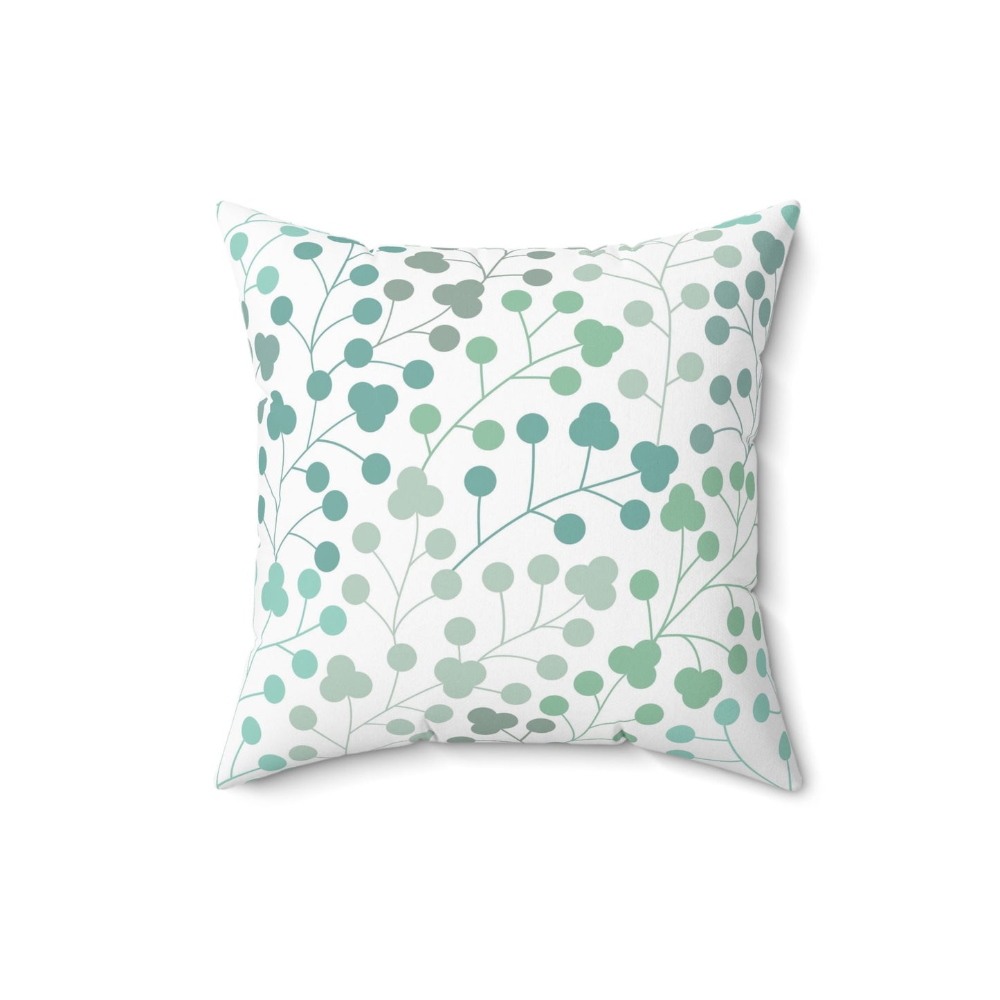 Leaves Pattern Pillow, Spun Polyester Square Pillow, Decorative Pillow, Decorative Cushion and Pillow, Room Decor Pillow