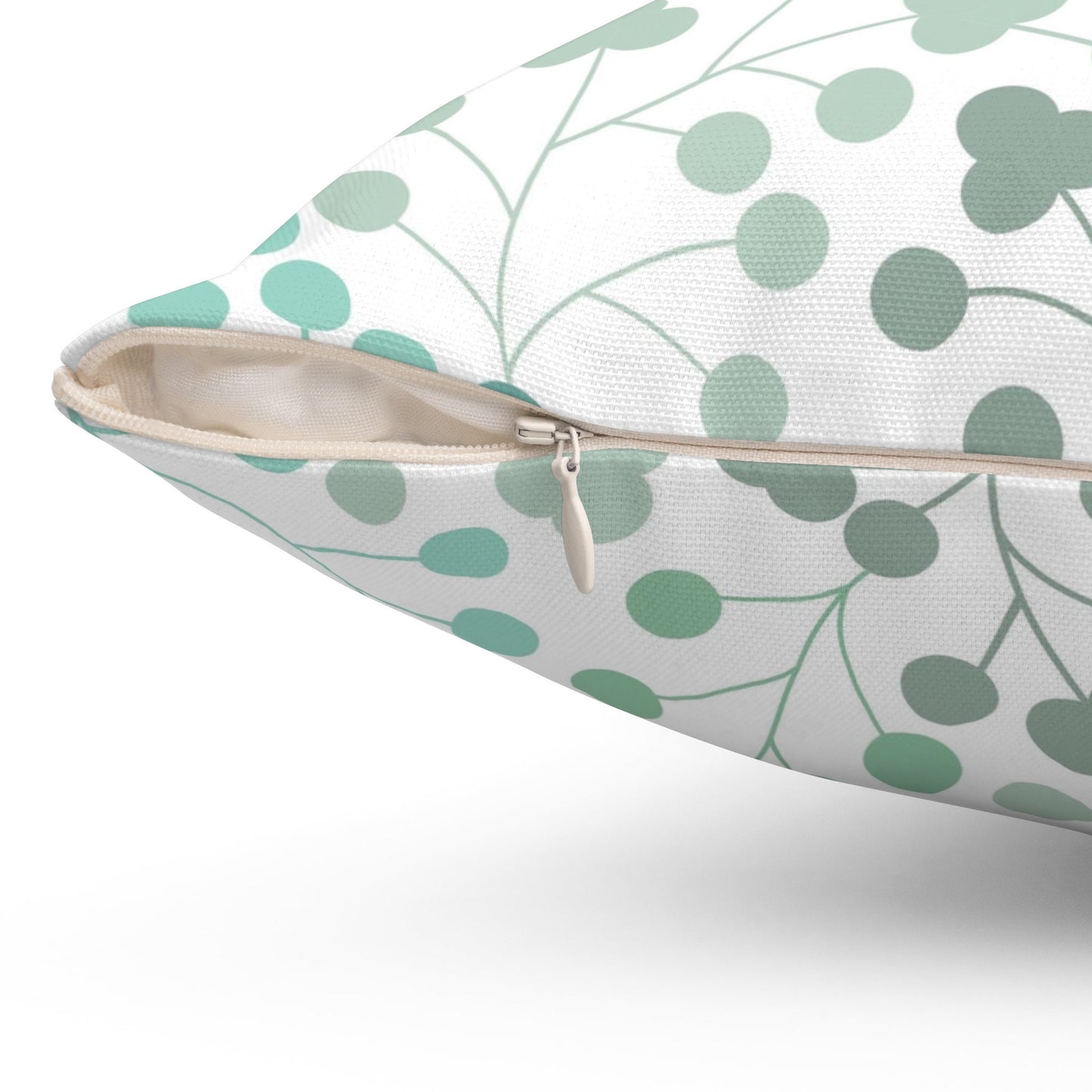 Leaves Pattern Pillow, Spun Polyester Square Pillow, Decorative Pillow, Decorative Cushion and Pillow, Room Decor Pillow