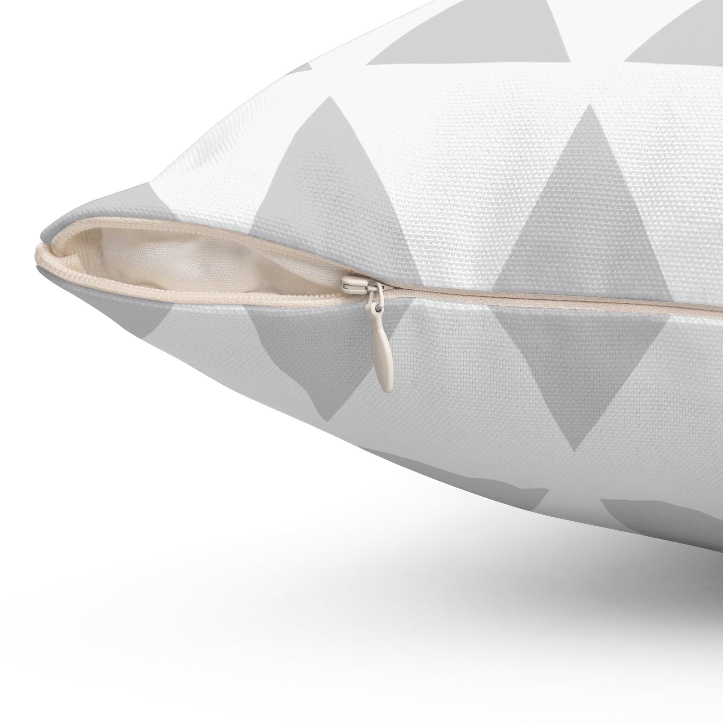 Triangles Pattern Throw Pillow, Decorative Pillow, Geometric Pattern Spun Polyester Square Pillow, Decorative Cushion and Pillow