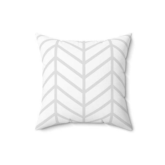 Herringbone Pillow, Fishbone Decorative Pillow, Spun Polyester Square Pillow, Decorative Cushion and Pillow, Double Sided Printing