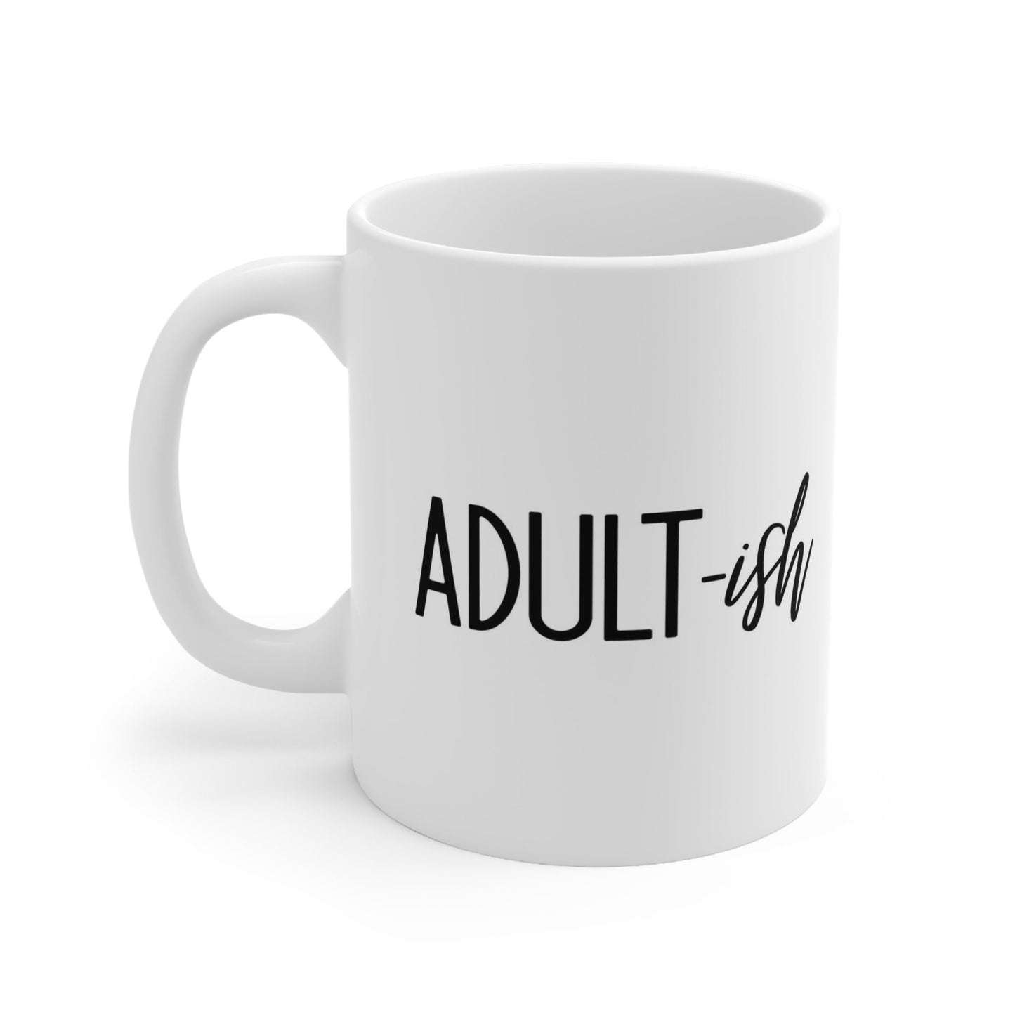 Tasse pour adulte, tasse pour adulte, tasse drôle, tasse à café cadeau, tasse à citations de café, tasse inspirante, tasse à café en céramique blanche 11 oz